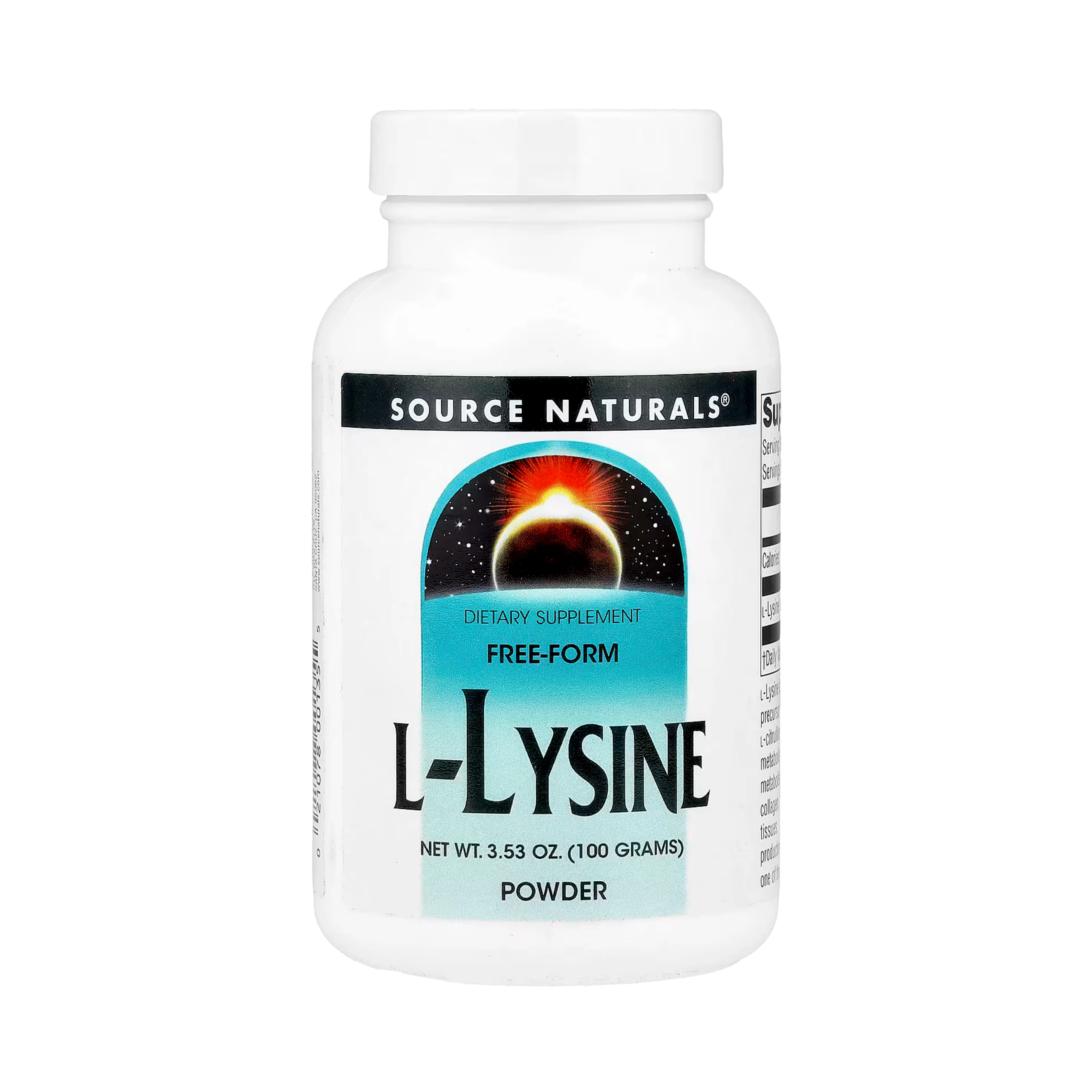 Source Naturals, L-Lysine, 3.35 Oz Powder