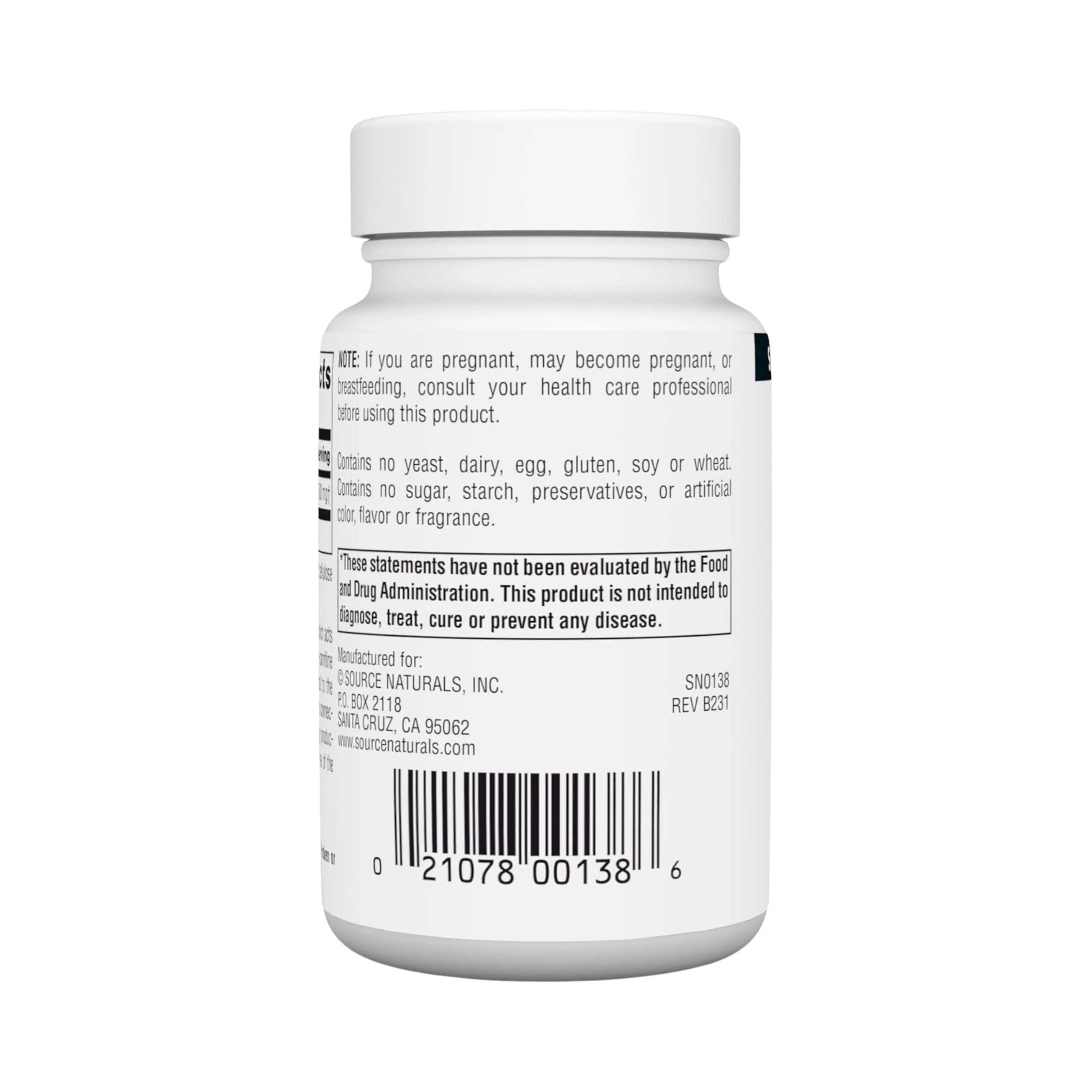 Source Naturals, L-Lysine, 500 Mg, 50 Tablets