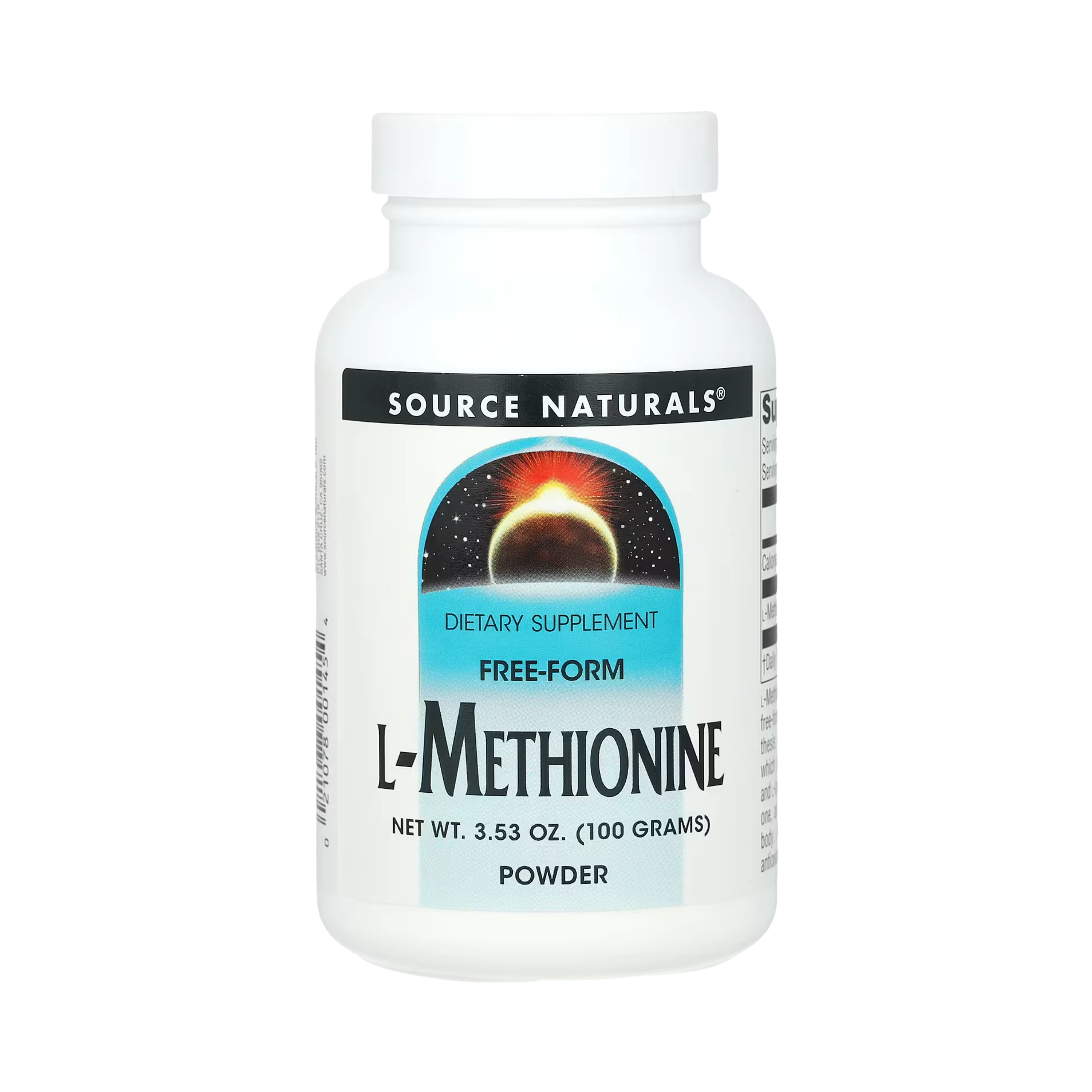 Source Naturals, L-Methionine, 3.35 Oz Powder