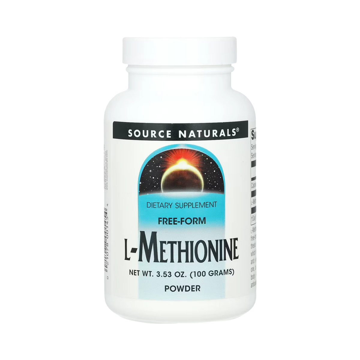 Source Naturals, L-Methionine, 3.35 Oz Powder