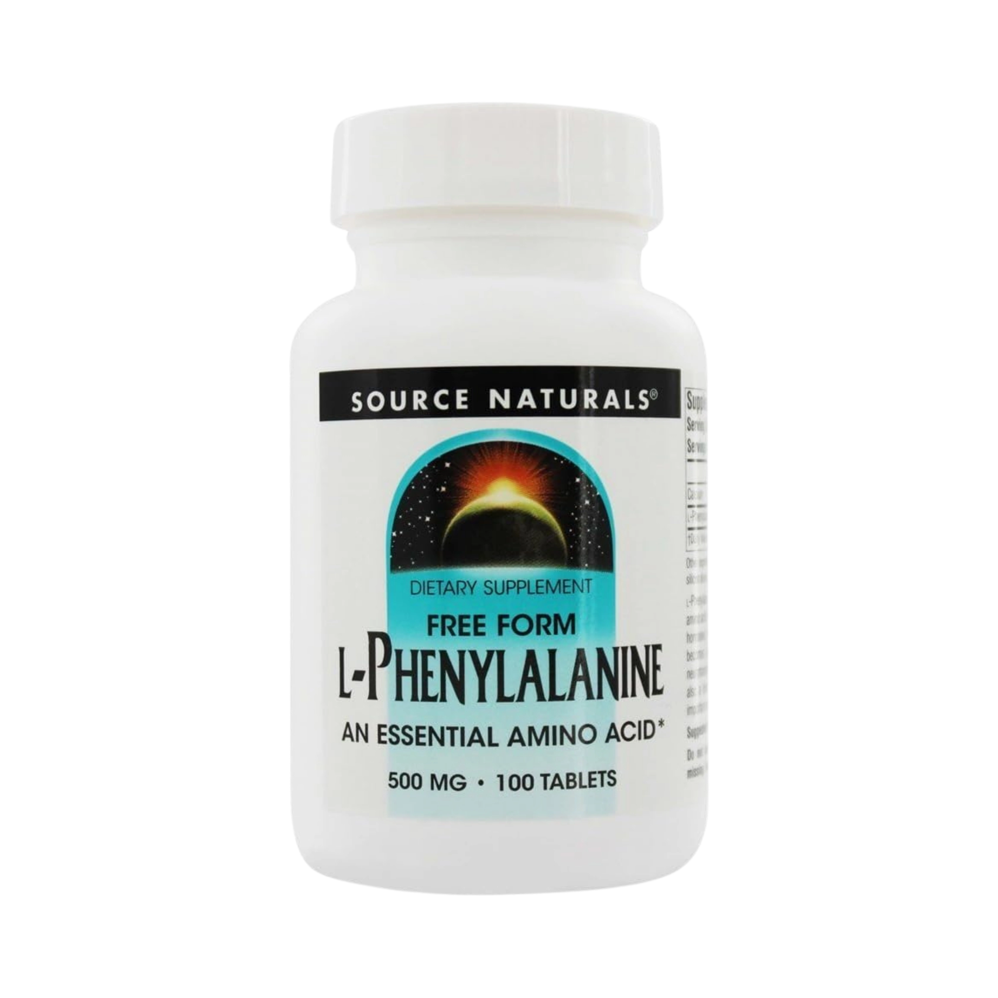 Source Naturals, L-Phenylalanine, 100 Tablets