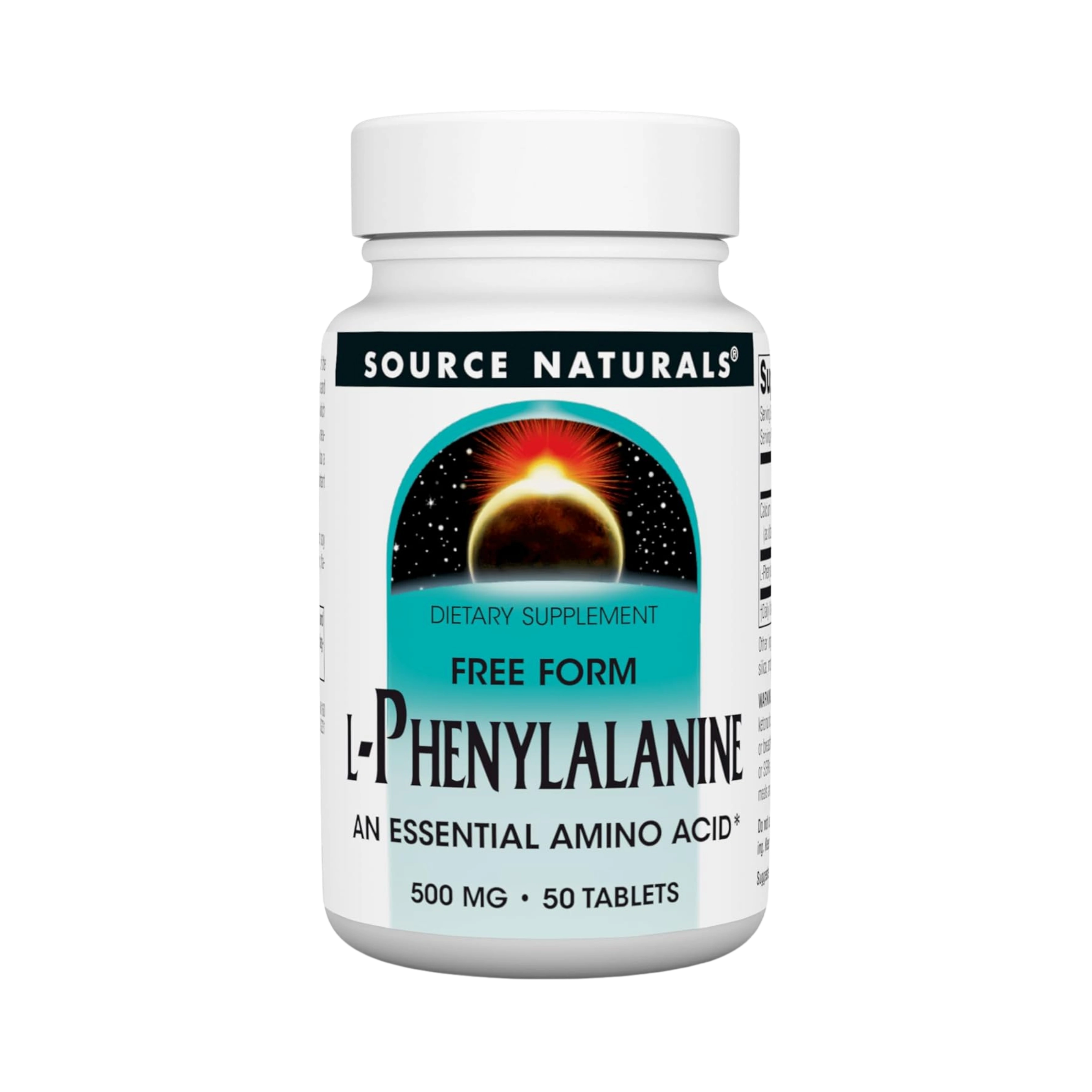 Source Naturals, L-Phenylalanine, 50 Tablets
