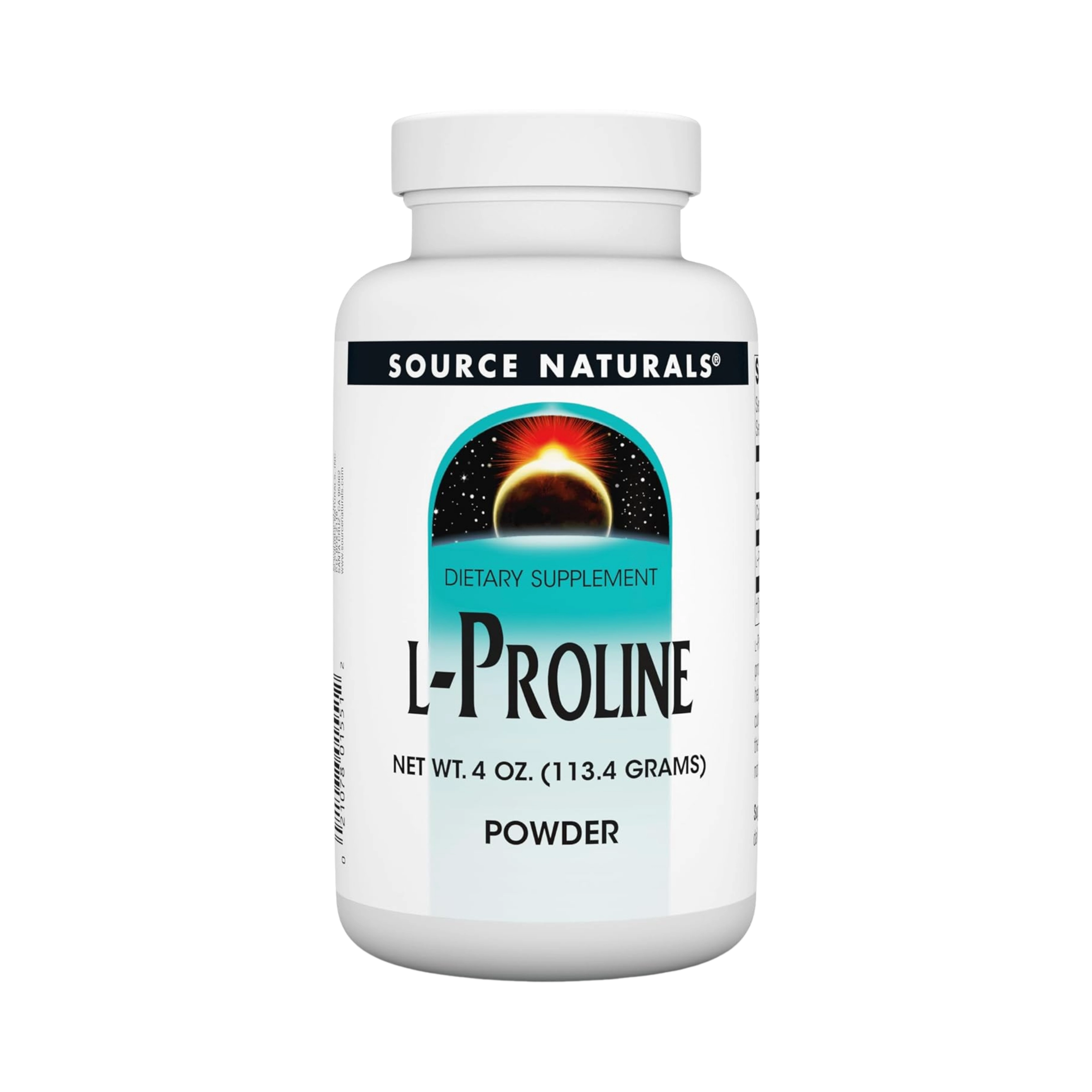 Source Naturals, L-Proline, 4 Oz Powder