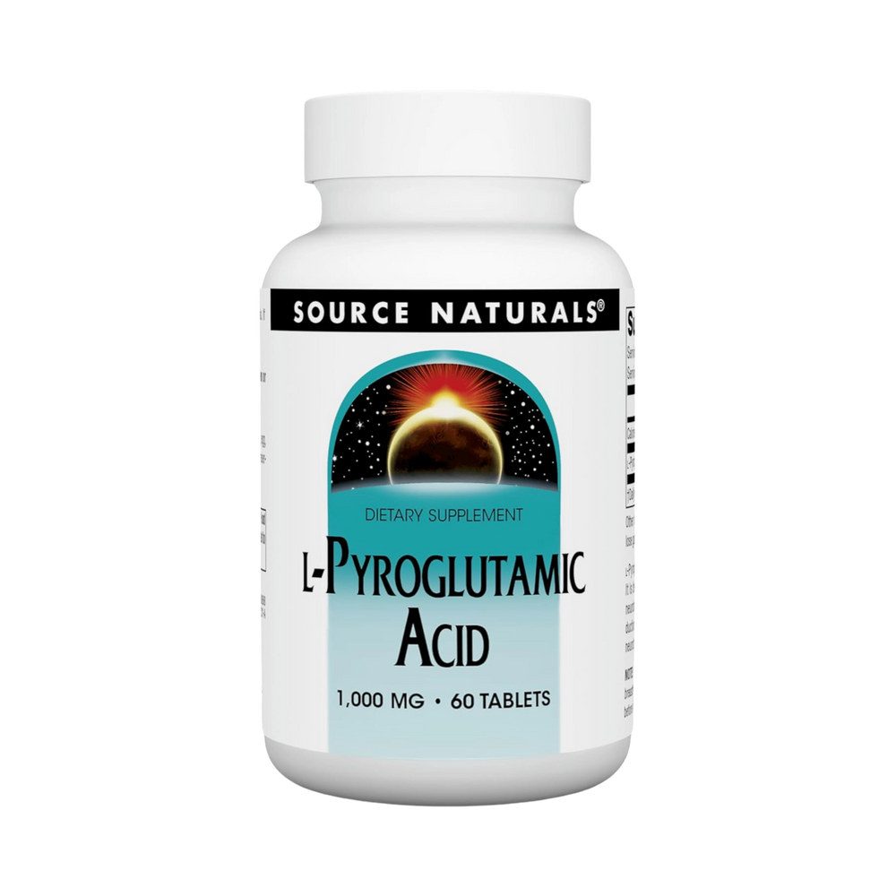 Source Naturals, L-Pyroglutamic Acid Dietary Supplement, 60 Tablets