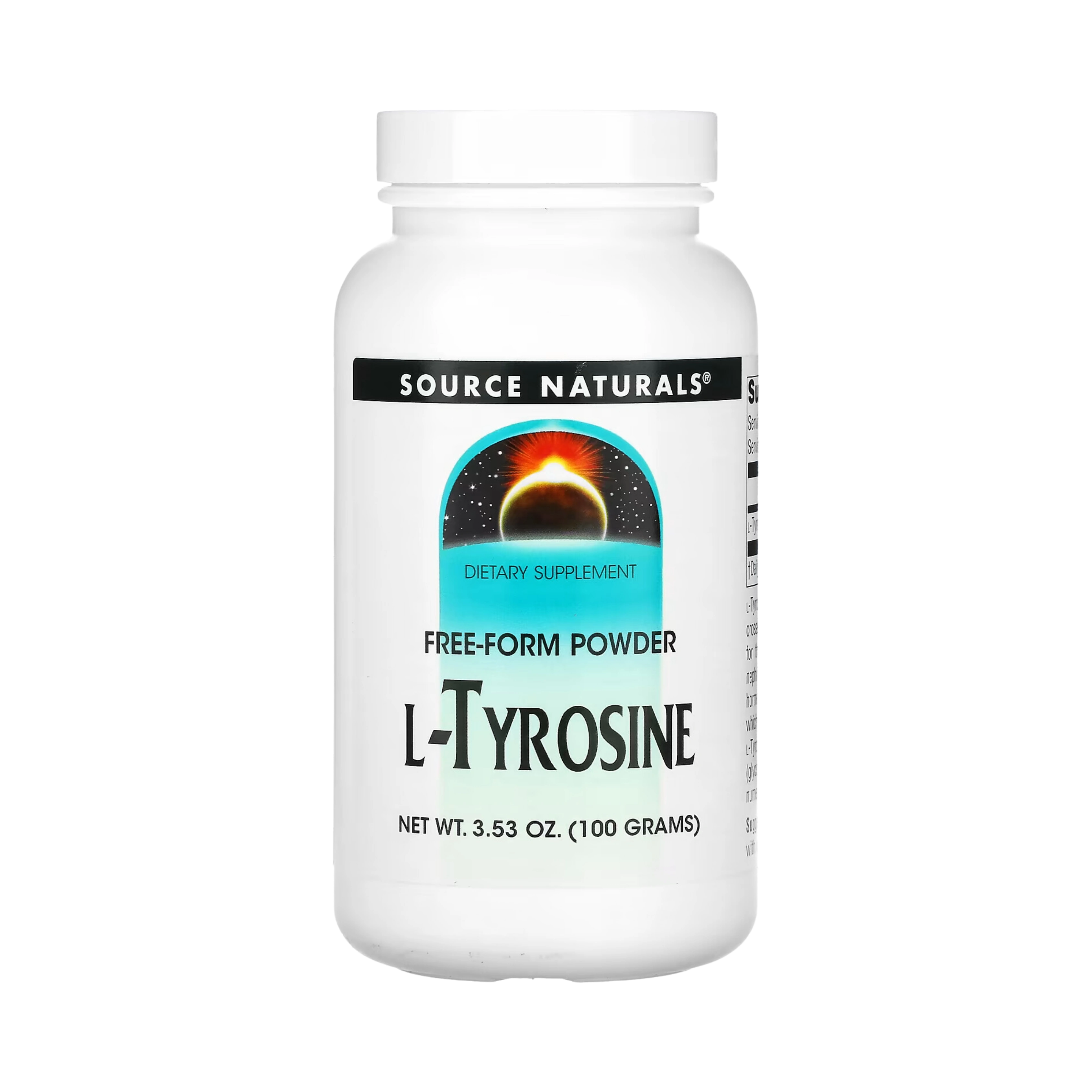 Source Naturals, L-Tyrosine, 3.53 Oz powder