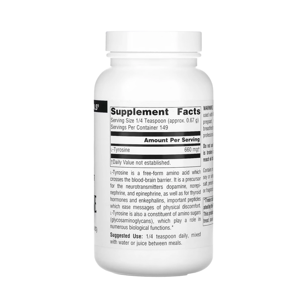 Source Naturals, L-Tyrosine, 3.53 Oz powder
