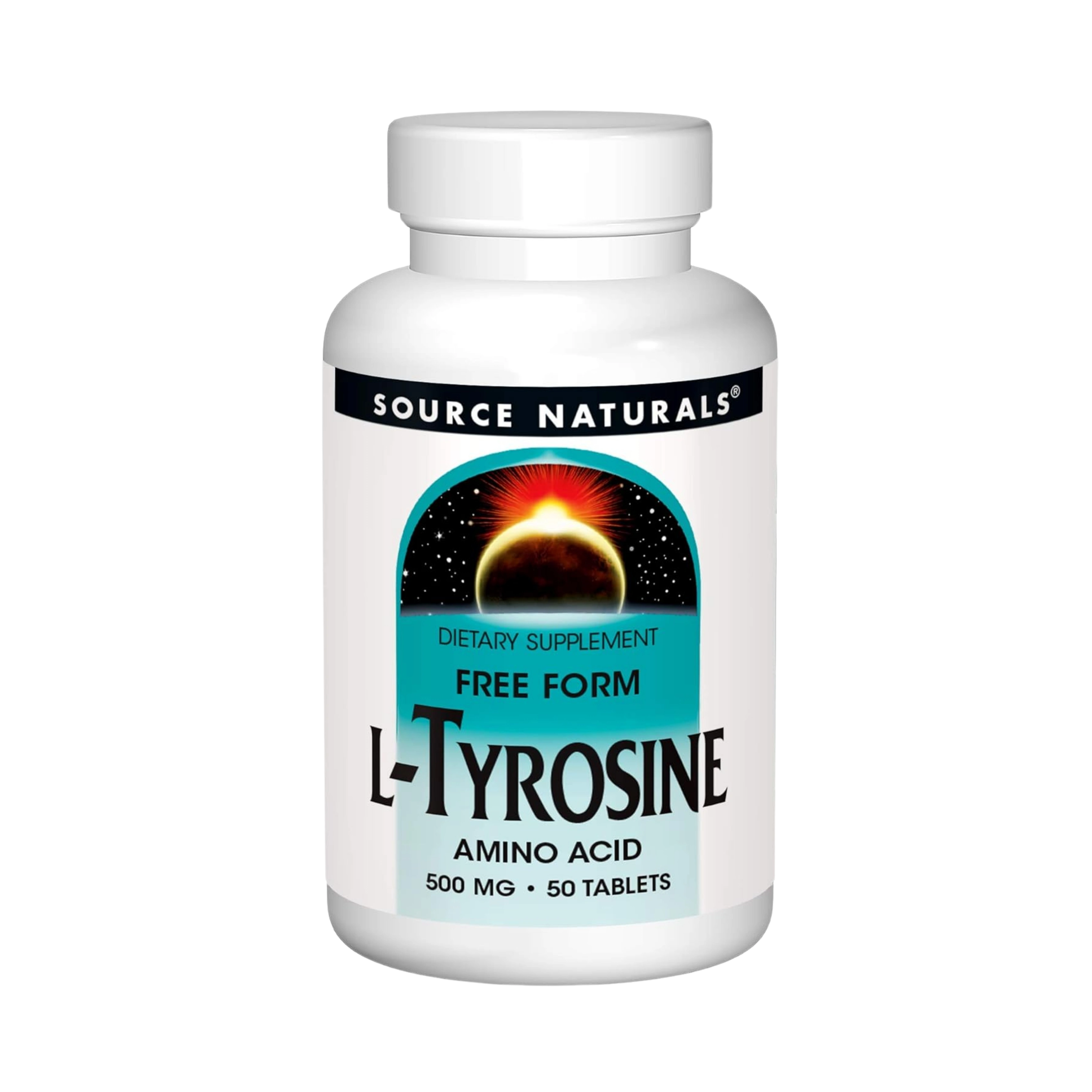 Source Naturals, L-Tyrosine, 50 Tablets