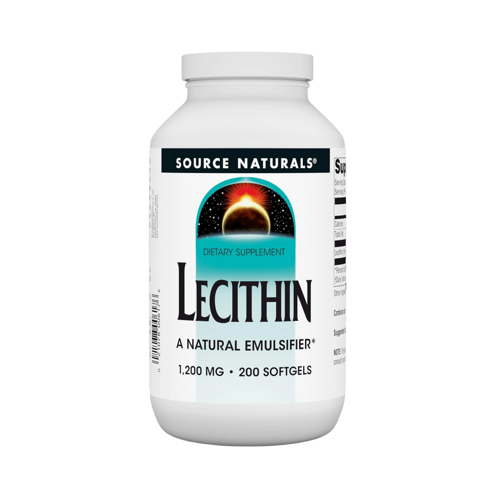Source Naturals, Lecithin, 1200 Mg, 200 Softgels