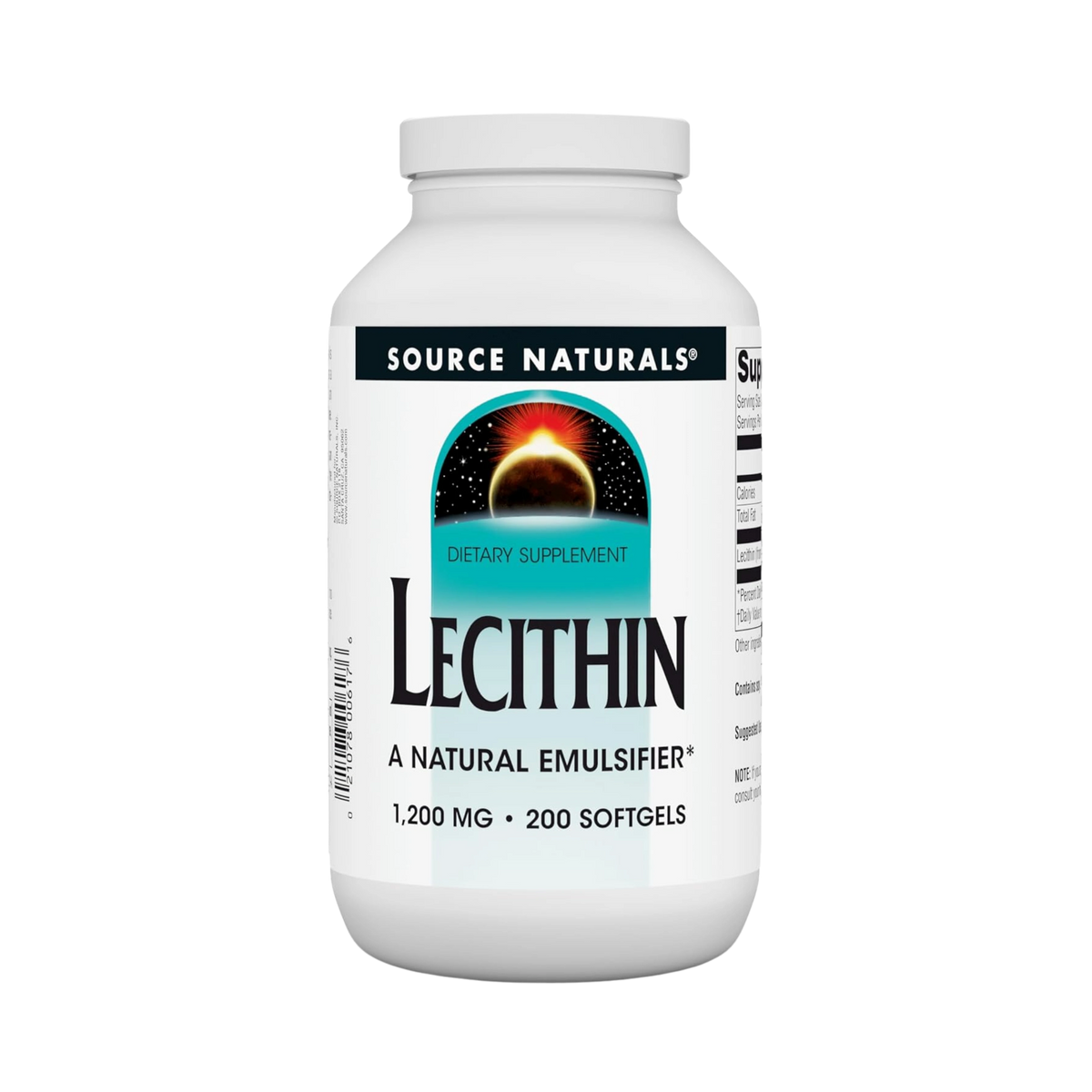 Source Naturals, Lecithin, 1200 Mg, 200 Softgels