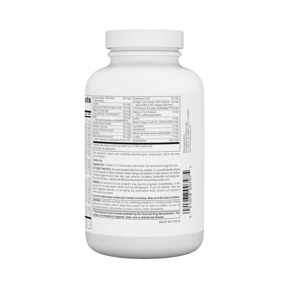 Source Naturals, Life Force Multiple, 120 Tablets