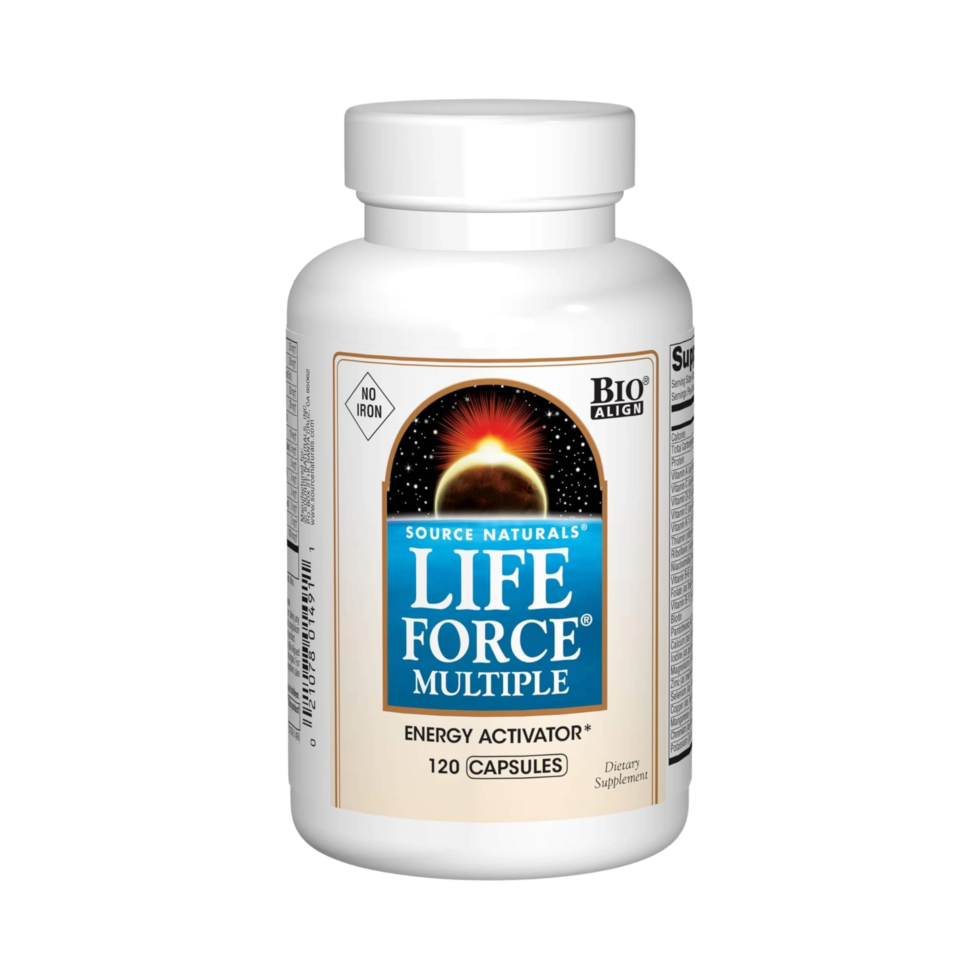 Source Naturals, Life Force Multiple, No Iron, 120 Tablets