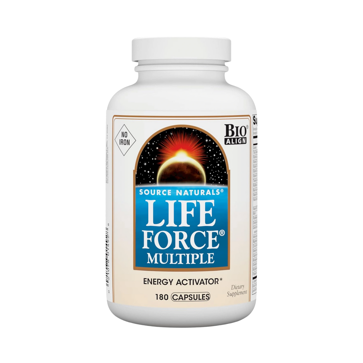 Source Naturals, Life Force, Multiple, No Iron, 180 Capsules
