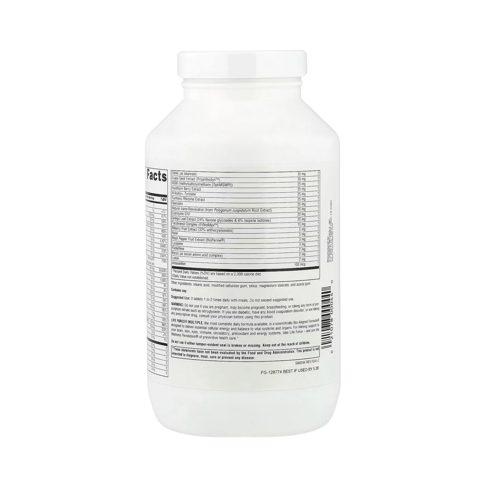 Source Naturals, Life Force Multiple, No Iron, 180 Tablets