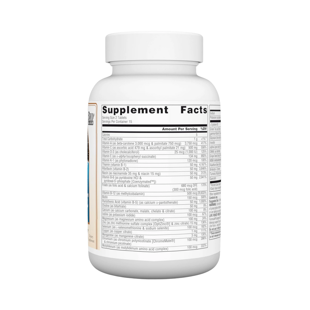 Source Naturals, Life Force Multiple, No Iron, 30 Tablets