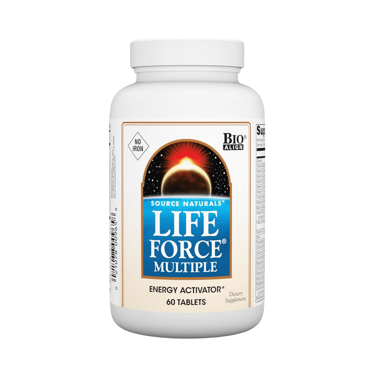 Source Naturals, Life Force Multiple, No Iron, 60 Tablets