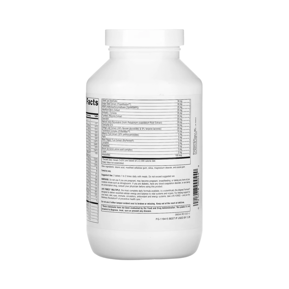 Source Naturals, Life Force Multiple, No Iron, 90 Tablets