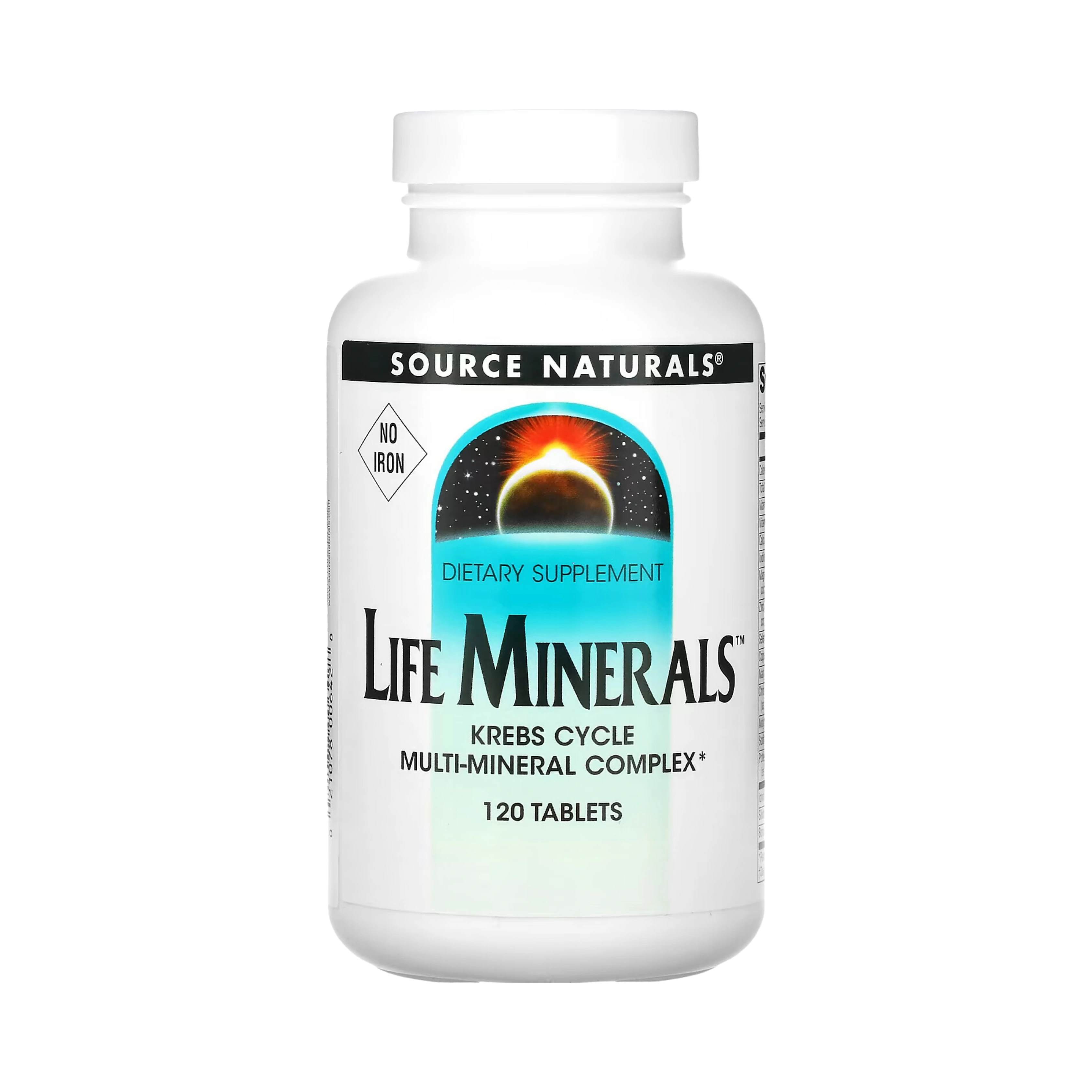 Source Naturals, Life Minerals, No Iron, 120 Tablets