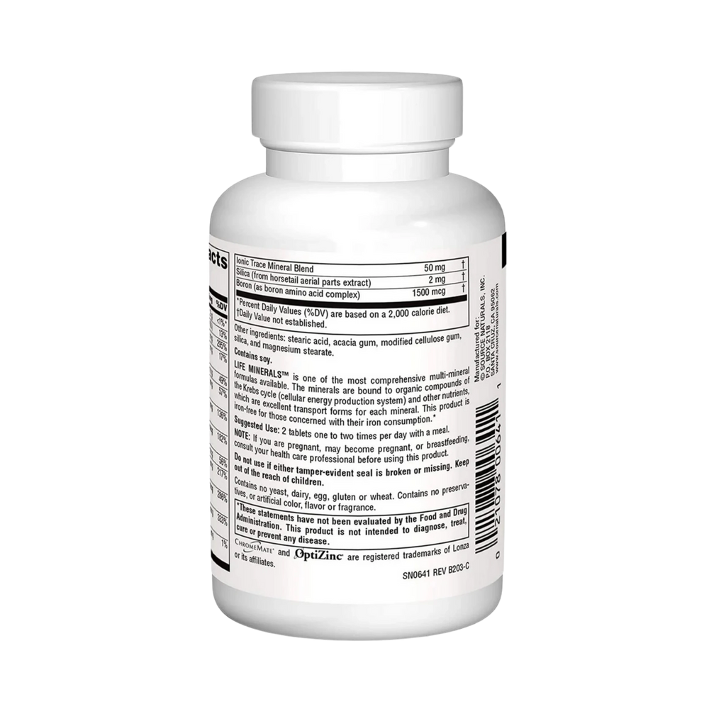 Source Naturals, Life Minerals, No Iron, 60 Tablets