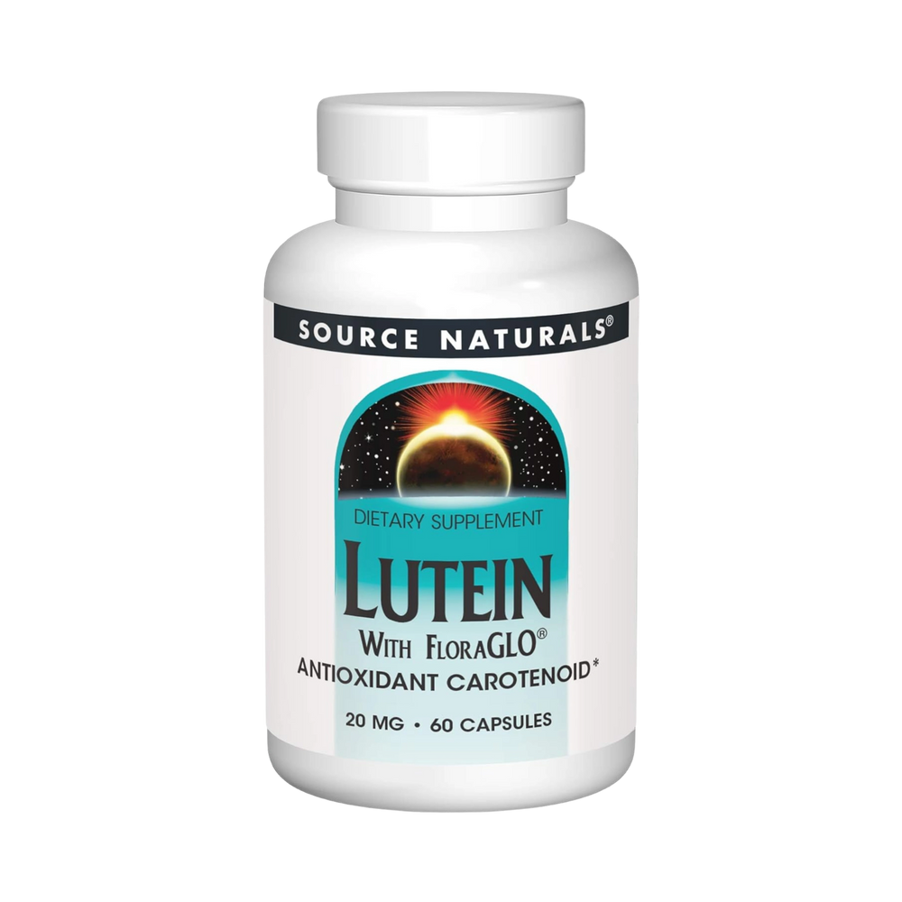 Source Naturals, Lutein with FloraGLO, 20 Mg, 60 Capsules