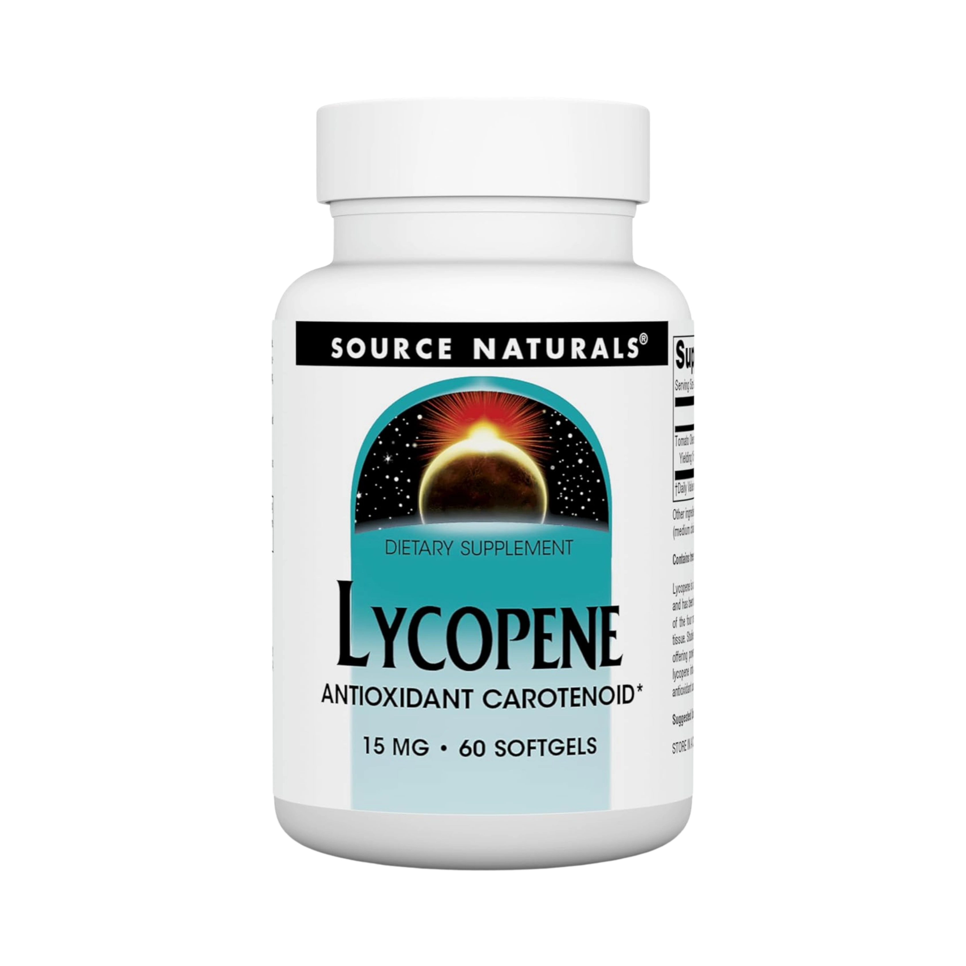 Source Naturals, Lycopene, 15 Mg, 60 Softgels