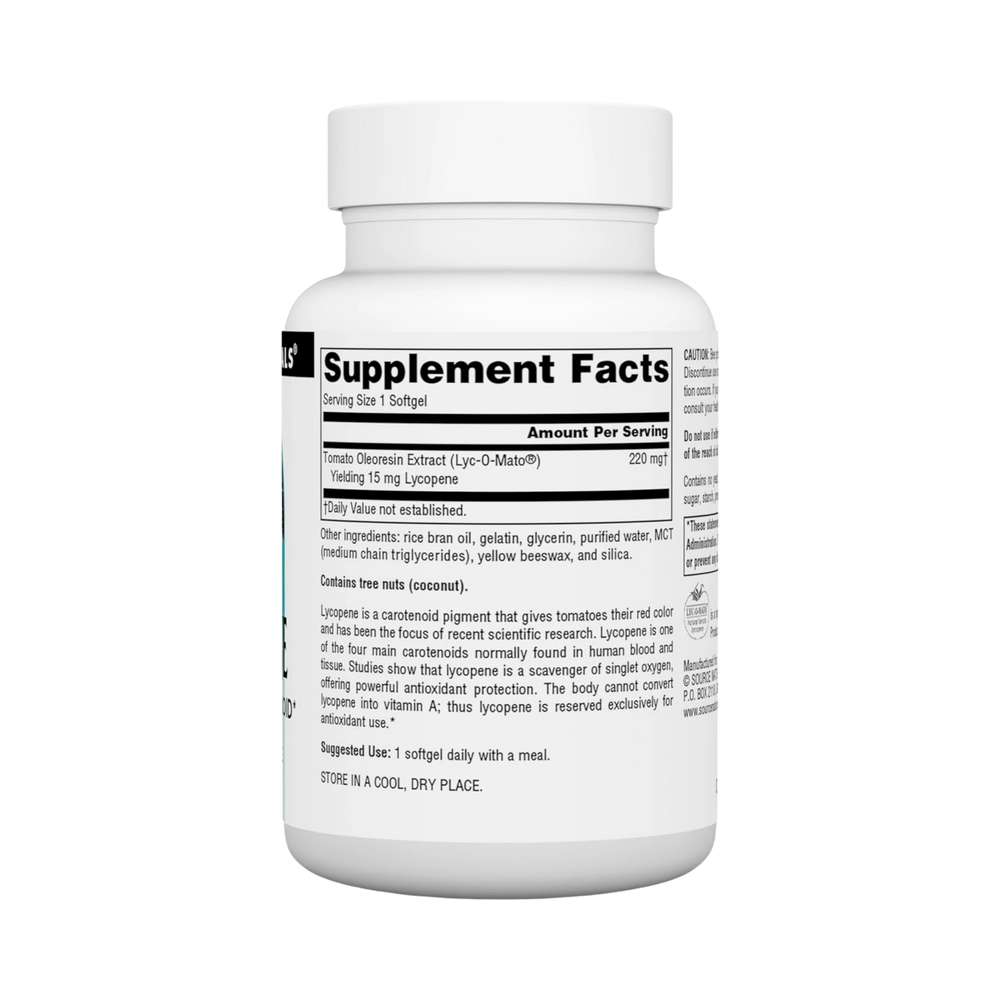 Source Naturals, Lycopene, 15 Mg, 60 Softgels