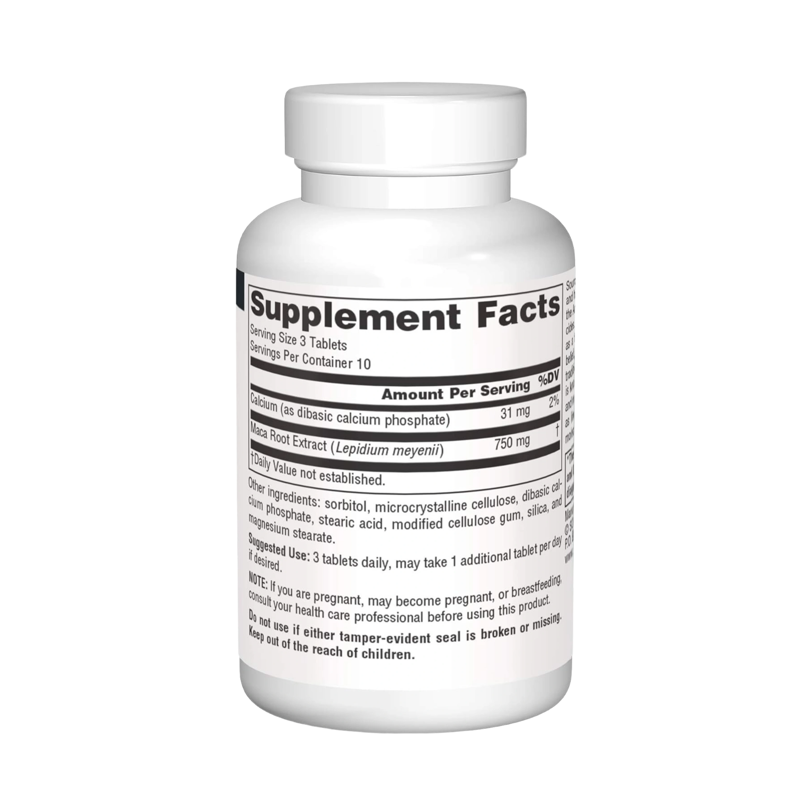 Source Naturals, Maca, 250 Mg, 30 Tablets