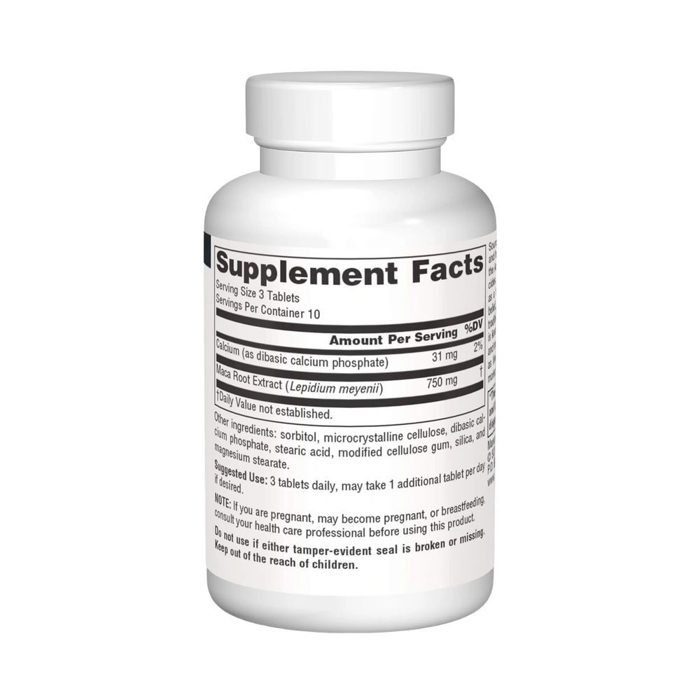 Source Naturals, Maca, 250 Mg, 30 Tablets