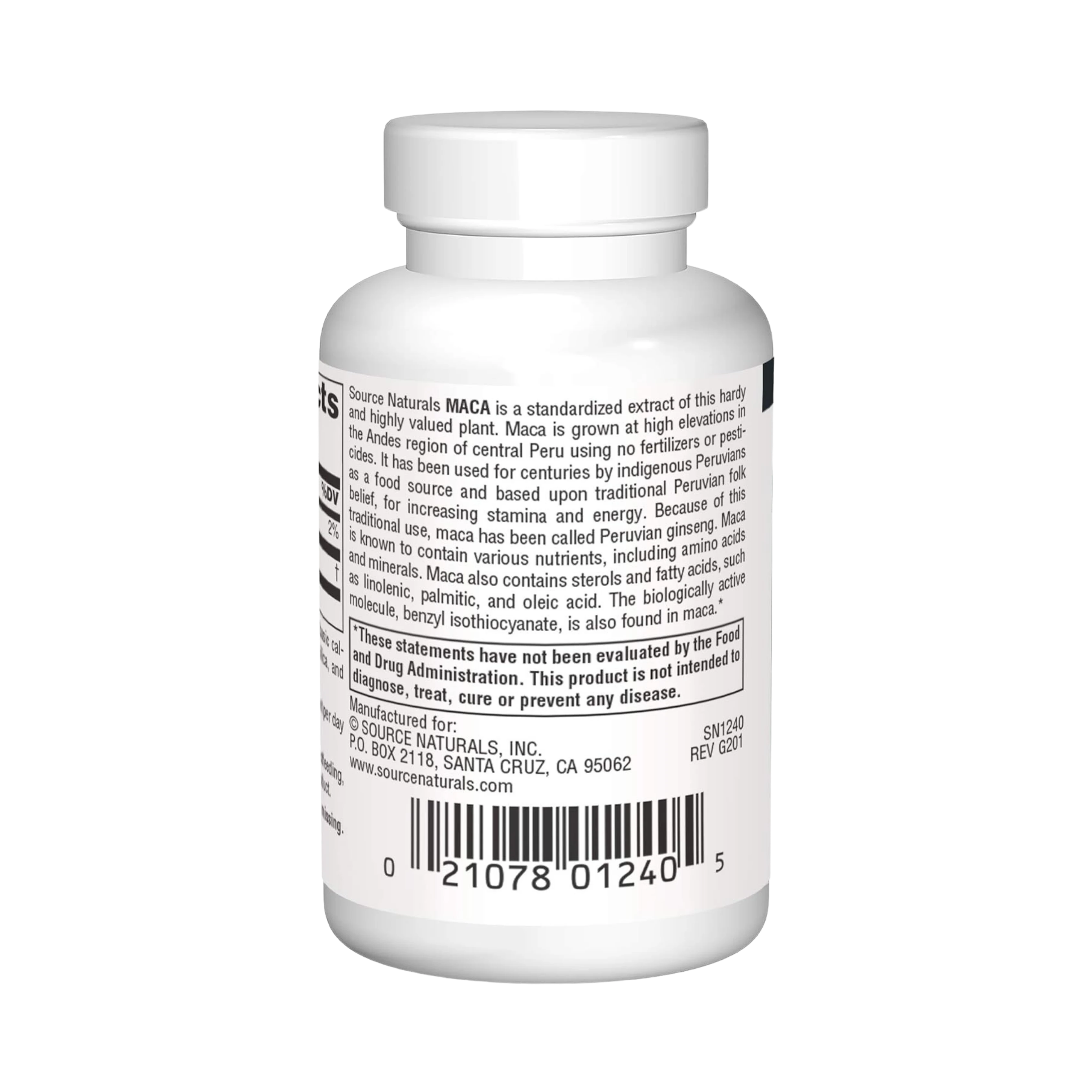 Source Naturals, Maca, 250 Mg, 30 Tablets