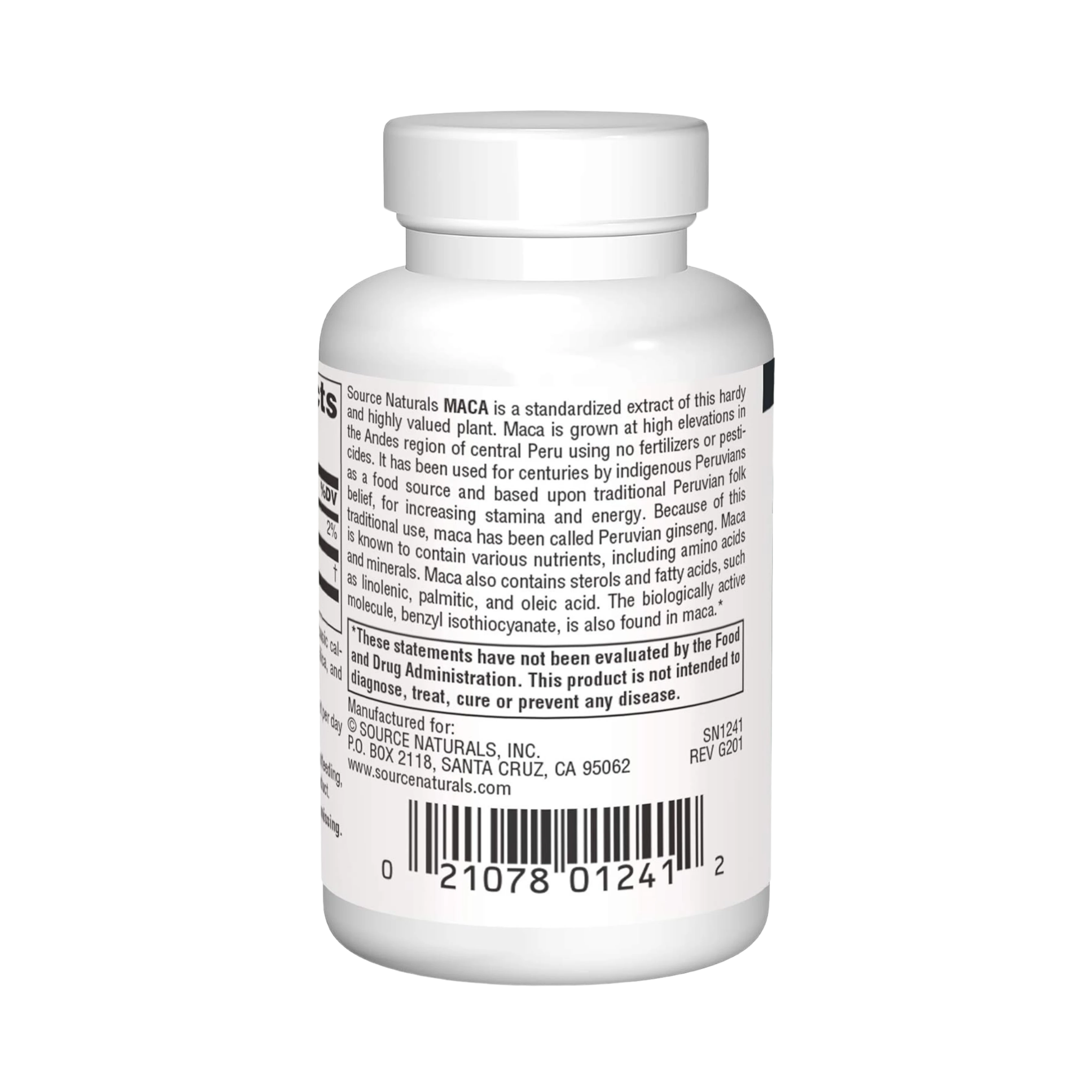 Source Naturals, Maca, 250 Mg, 60 Tablets