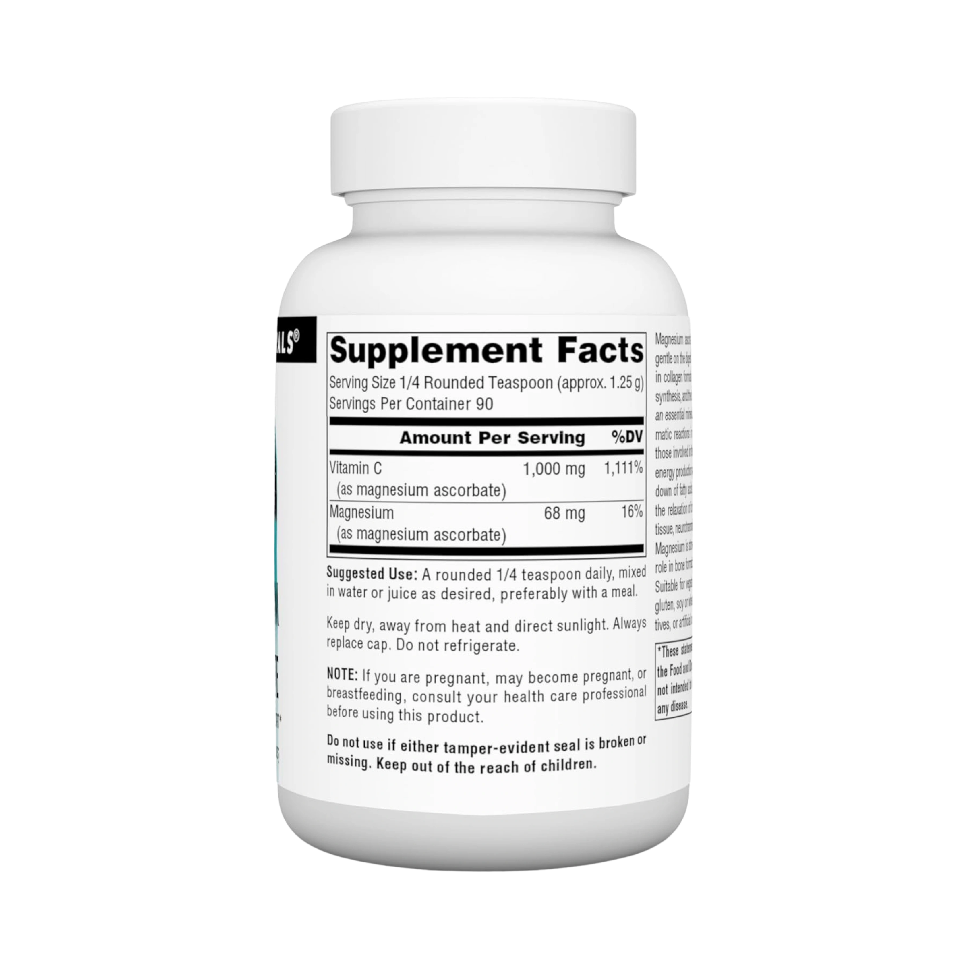 Source Naturals, Magnesium Ascorbate, 4 Oz Powder