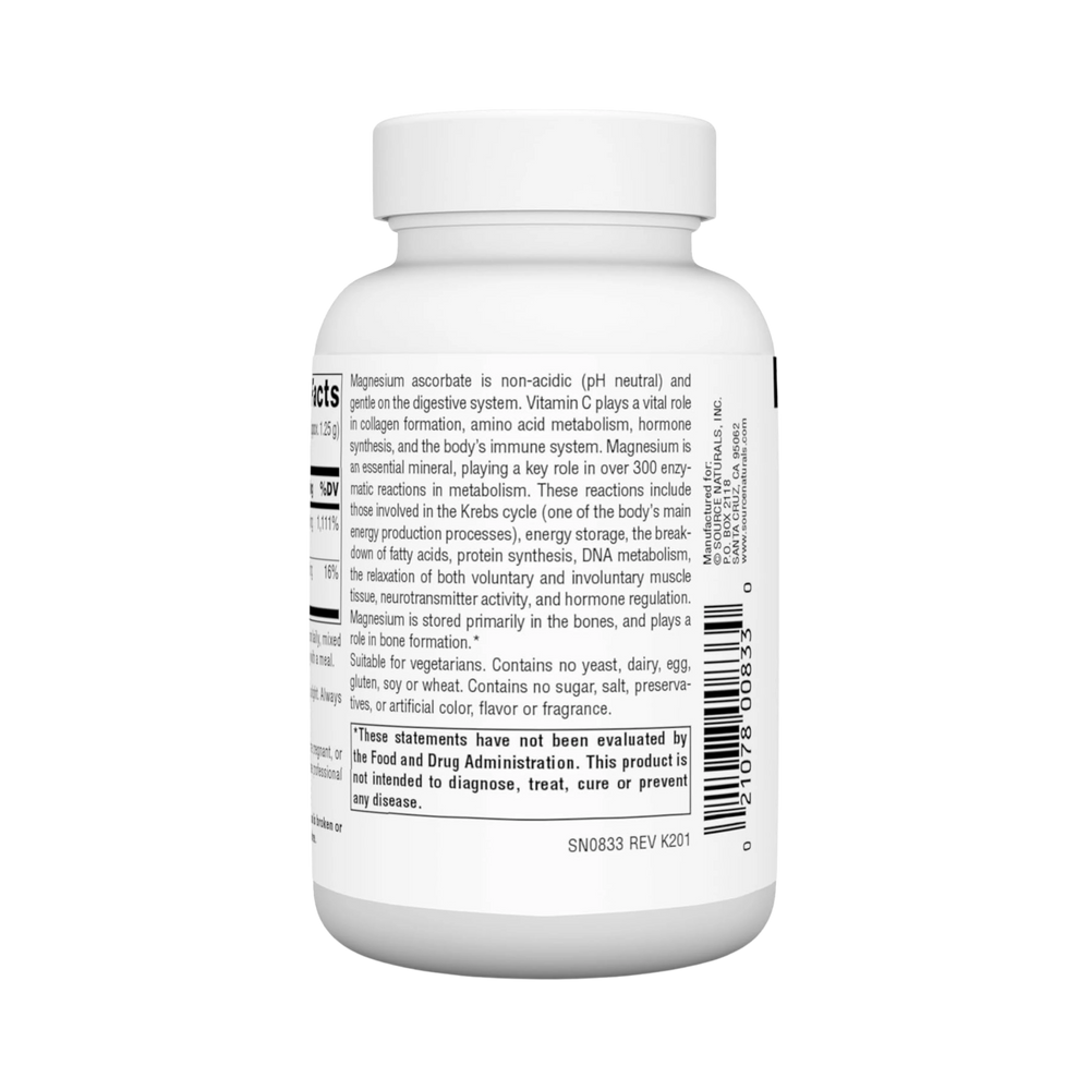 Source Naturals, Magnesium Ascorbate, 8 Oz Powder