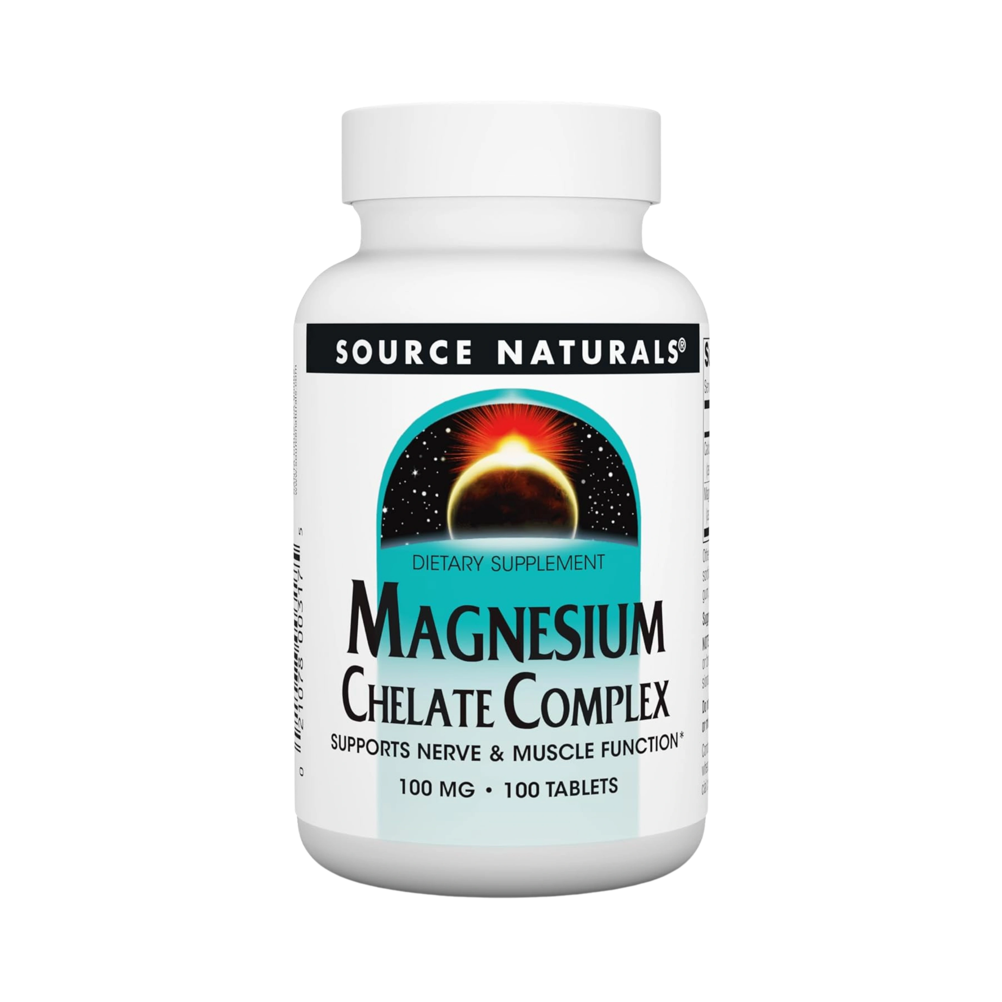 Source Naturals, Magnesium Chelate Complex, 100 Tablets