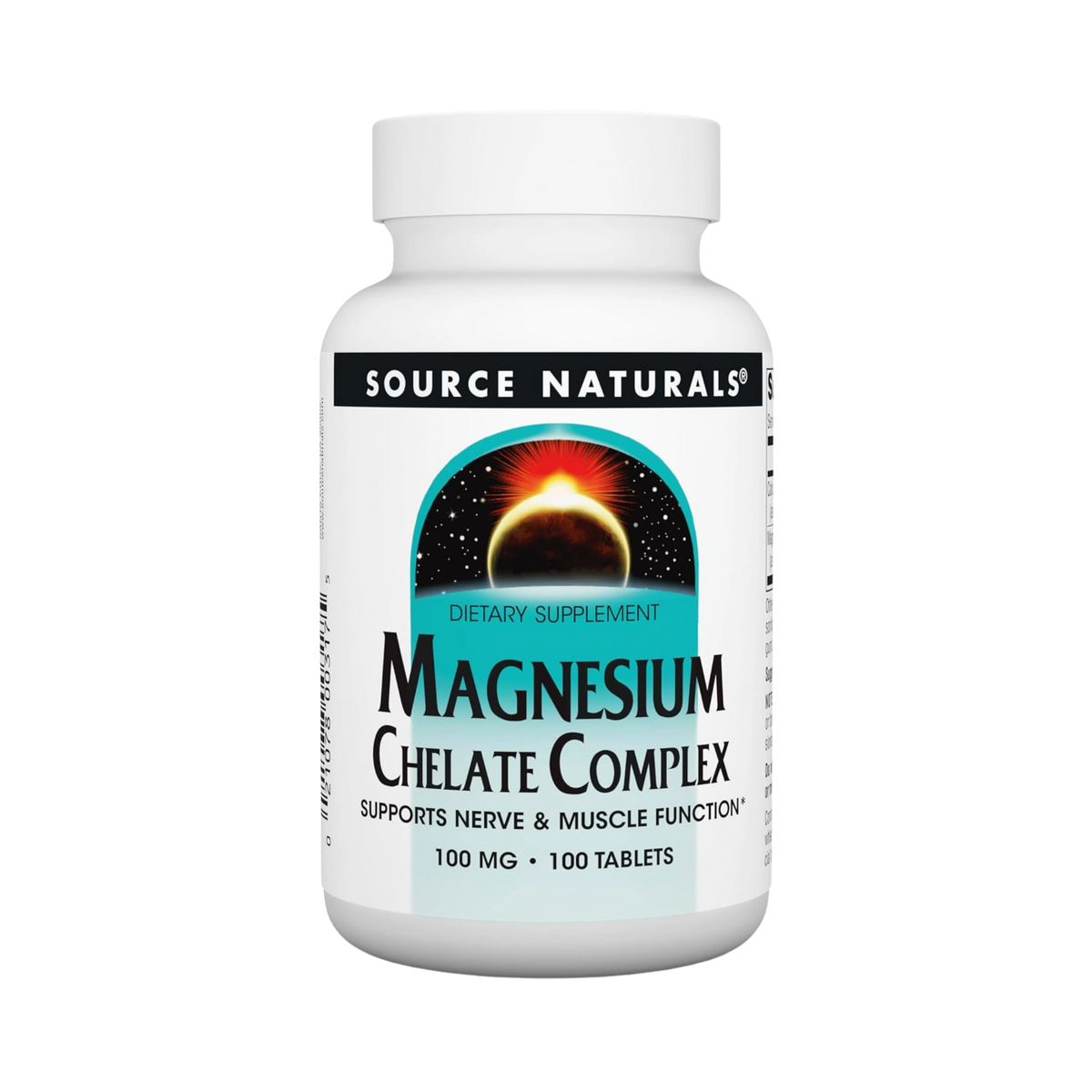 Source Naturals, Magnesium Chelate Complex, 100 Tablets
