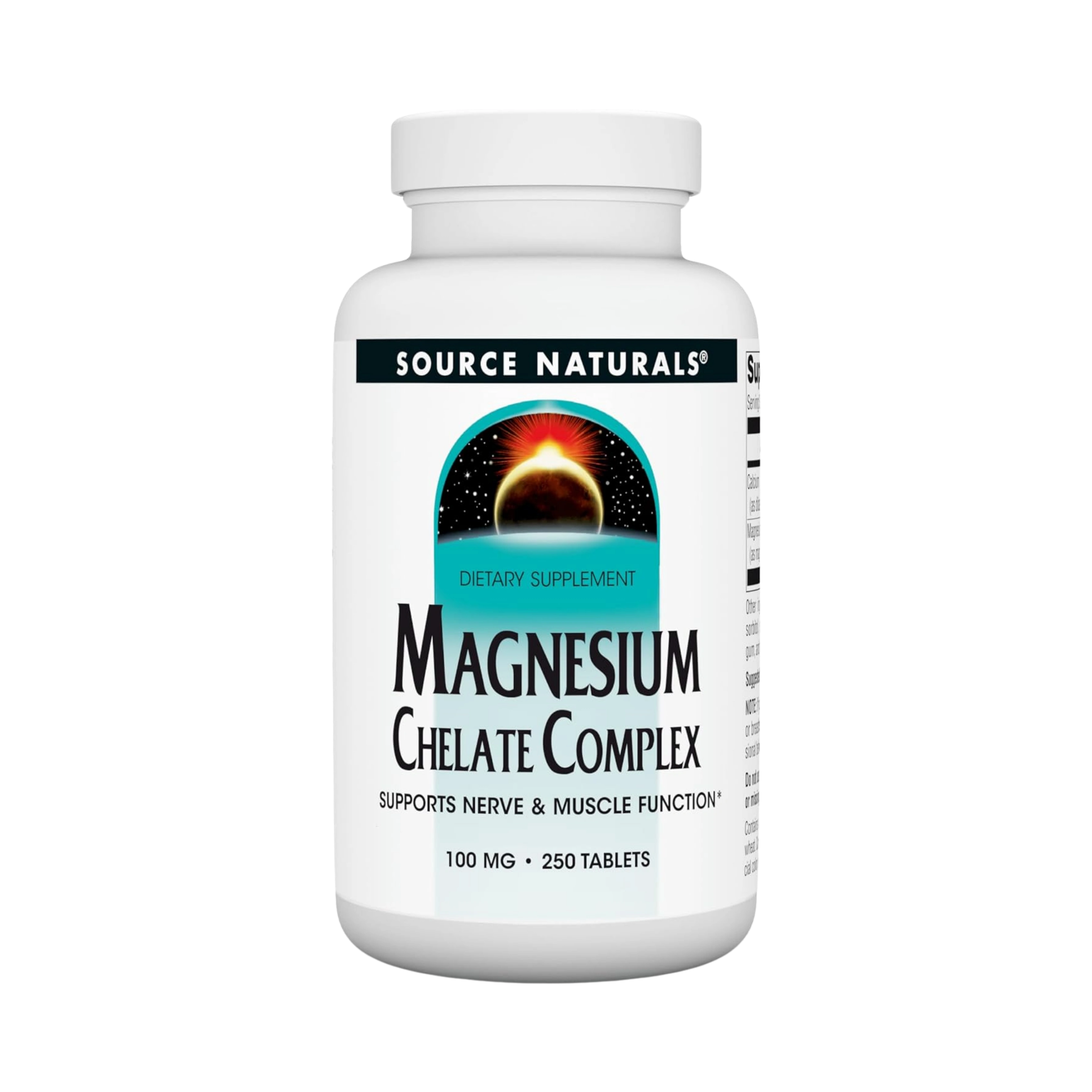 Source Naturals, Magnesium Chelate Complex, 250 Tablets