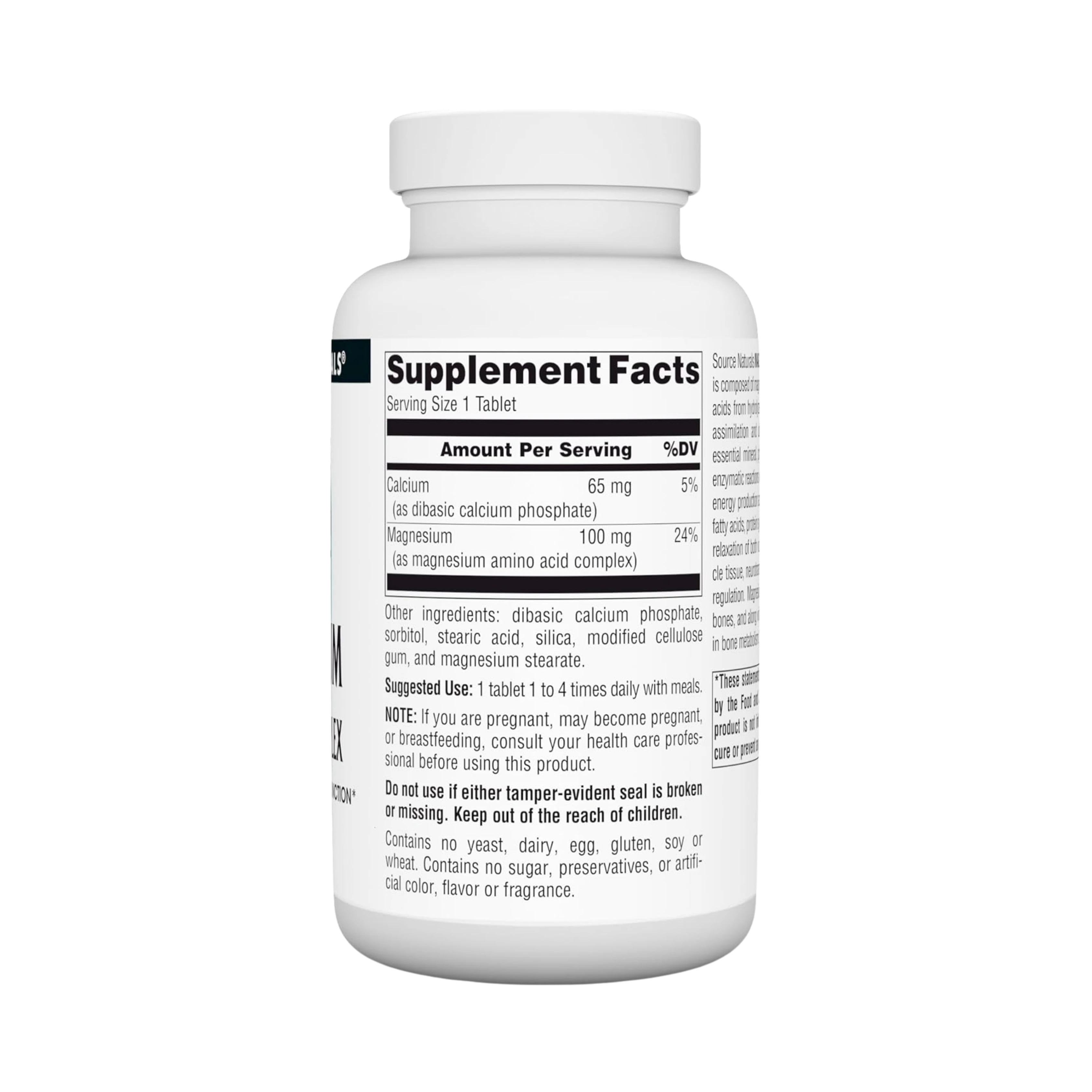 Source Naturals, Magnesium Chelate Complex, 250 Tablets
