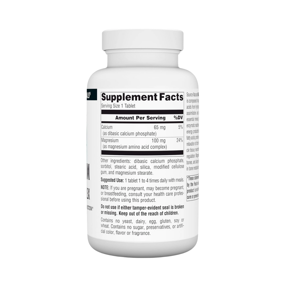 Source Naturals, Magnesium Chelate Complex, 250 Tablets