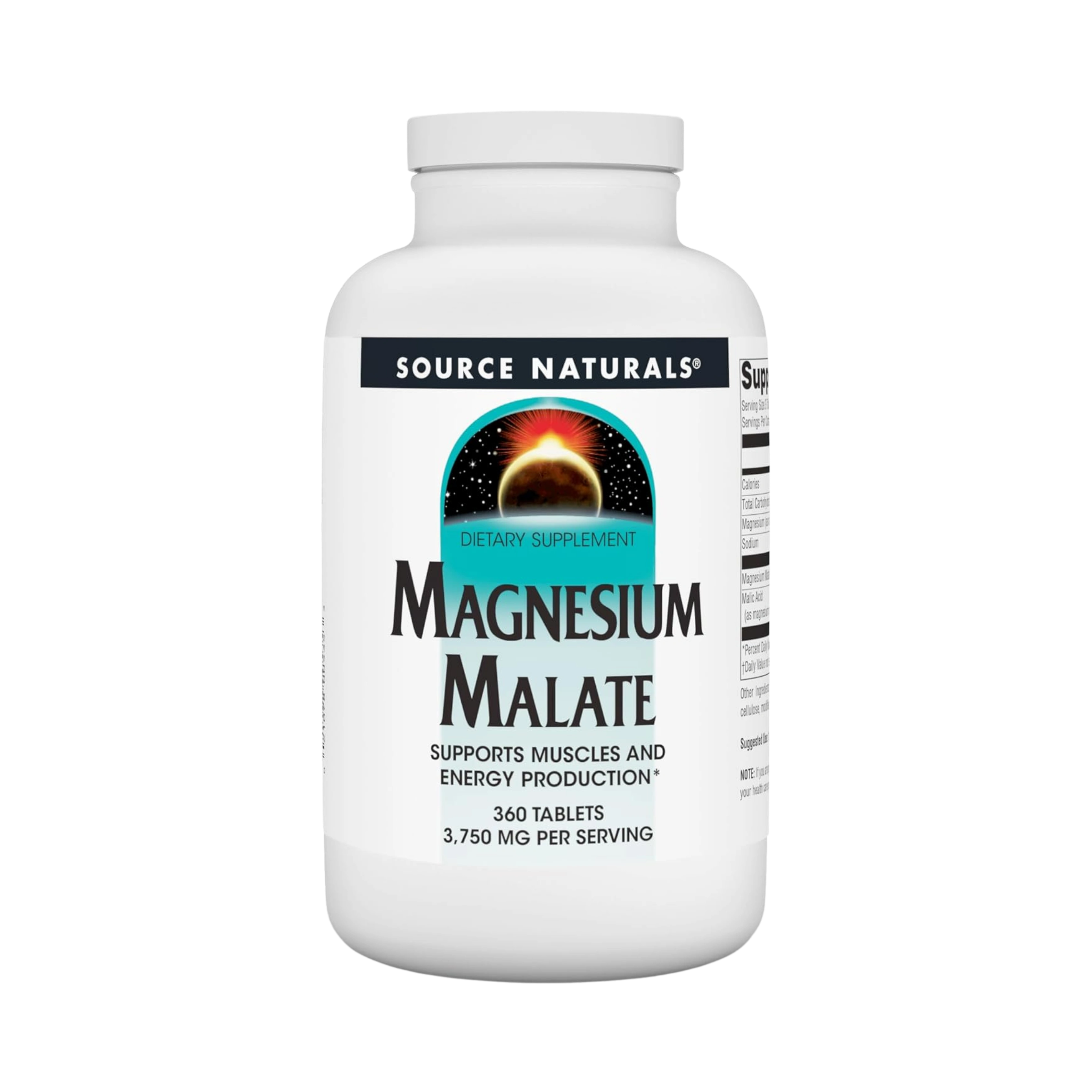 Source Naturals, Magnesium Malate, 1250 Mg, 360 Tablets