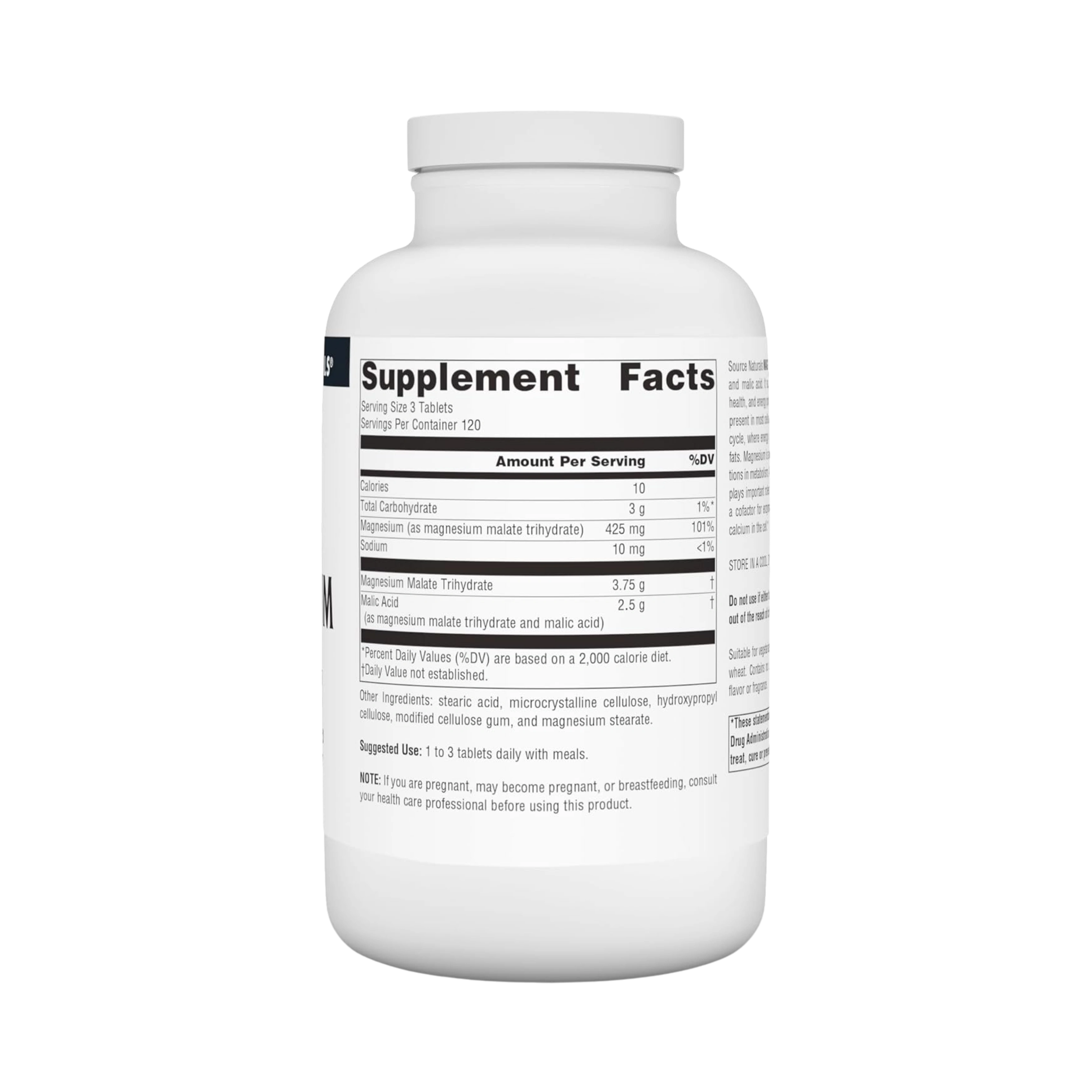 Source Naturals, Magnesium Malate, 1250 Mg, 360 Tablets