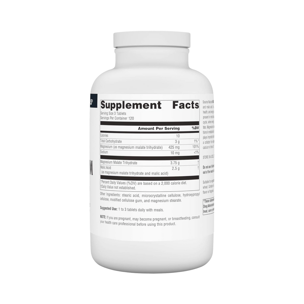 Source Naturals, Magnesium Malate, 1250 Mg, 360 Tablets