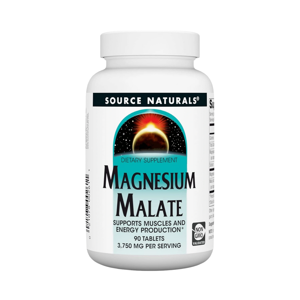 Source Naturals, Magnesium Malate, 1250 Mg, 90 Tablets