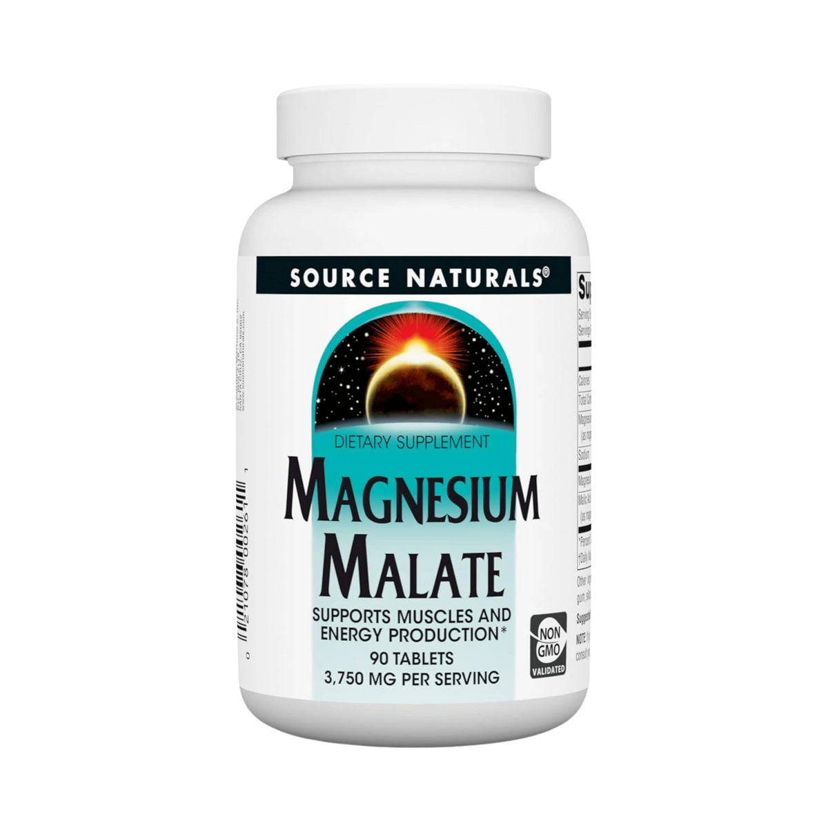 Source Naturals, Magnesium Malate, 1250 Mg, 90 Tablets