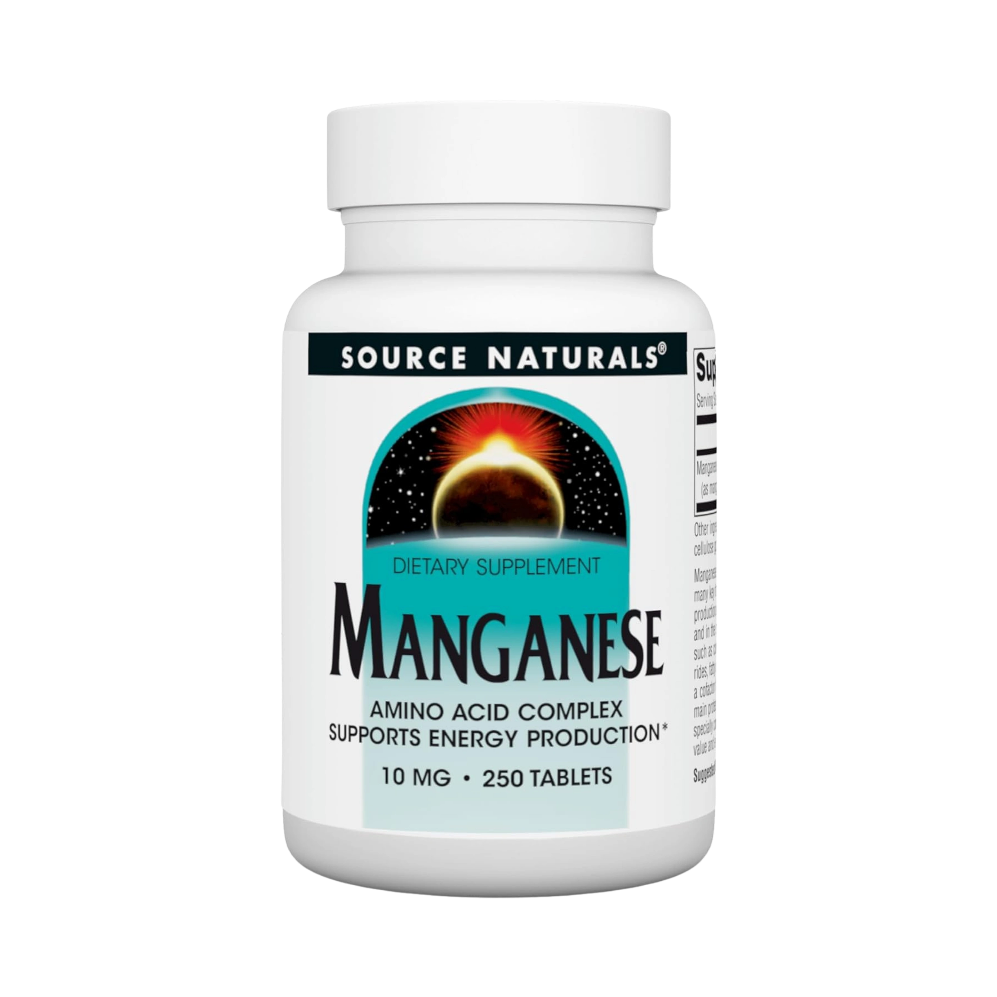 Source Naturals, Manganese, 10 Mg, 250 Tablets