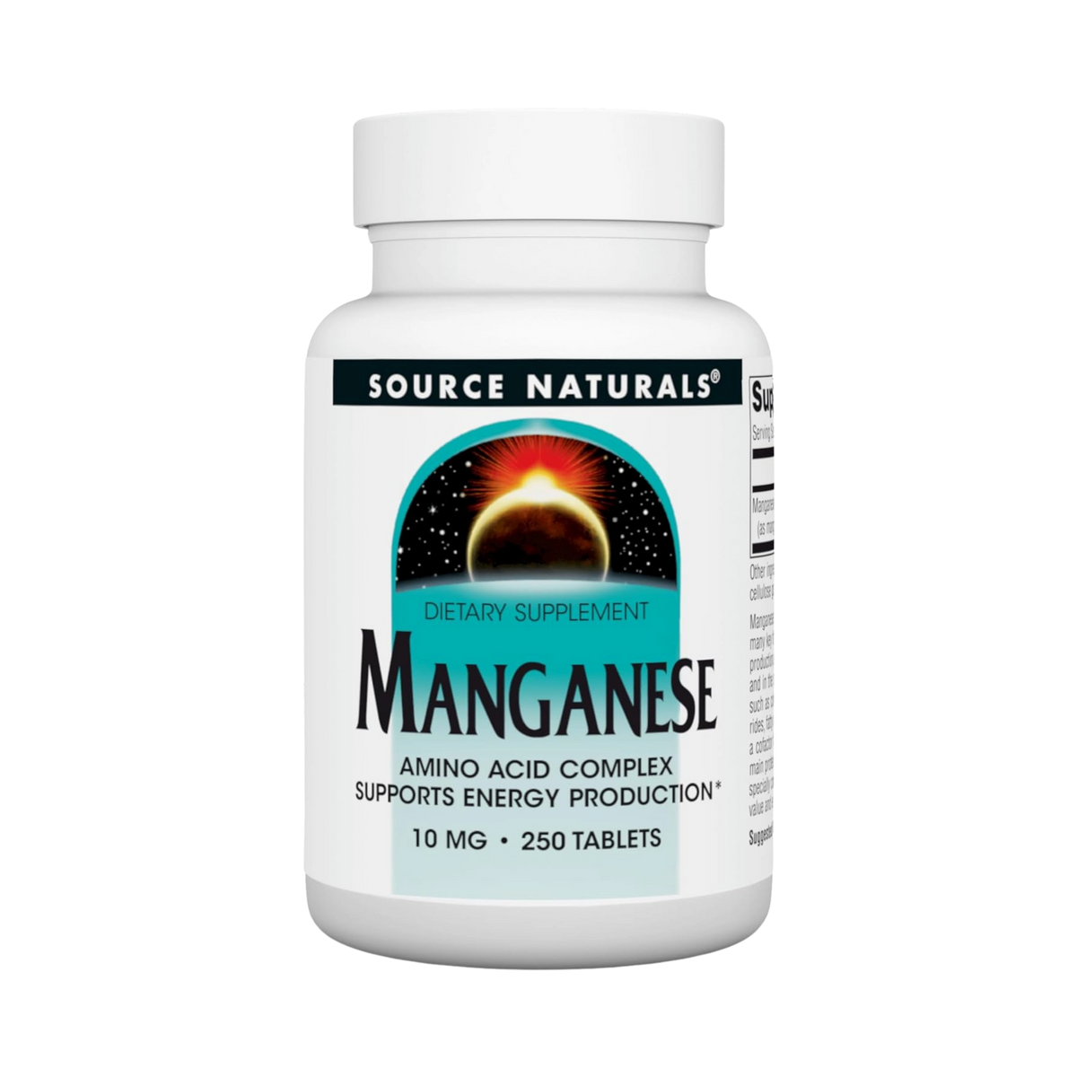 Source Naturals, Manganese, 10 Mg, 250 Tablets
