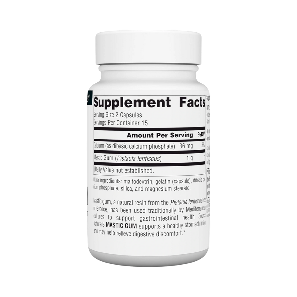 Source Naturals, Mastic Gum, 500 Mg, 30 Capsules