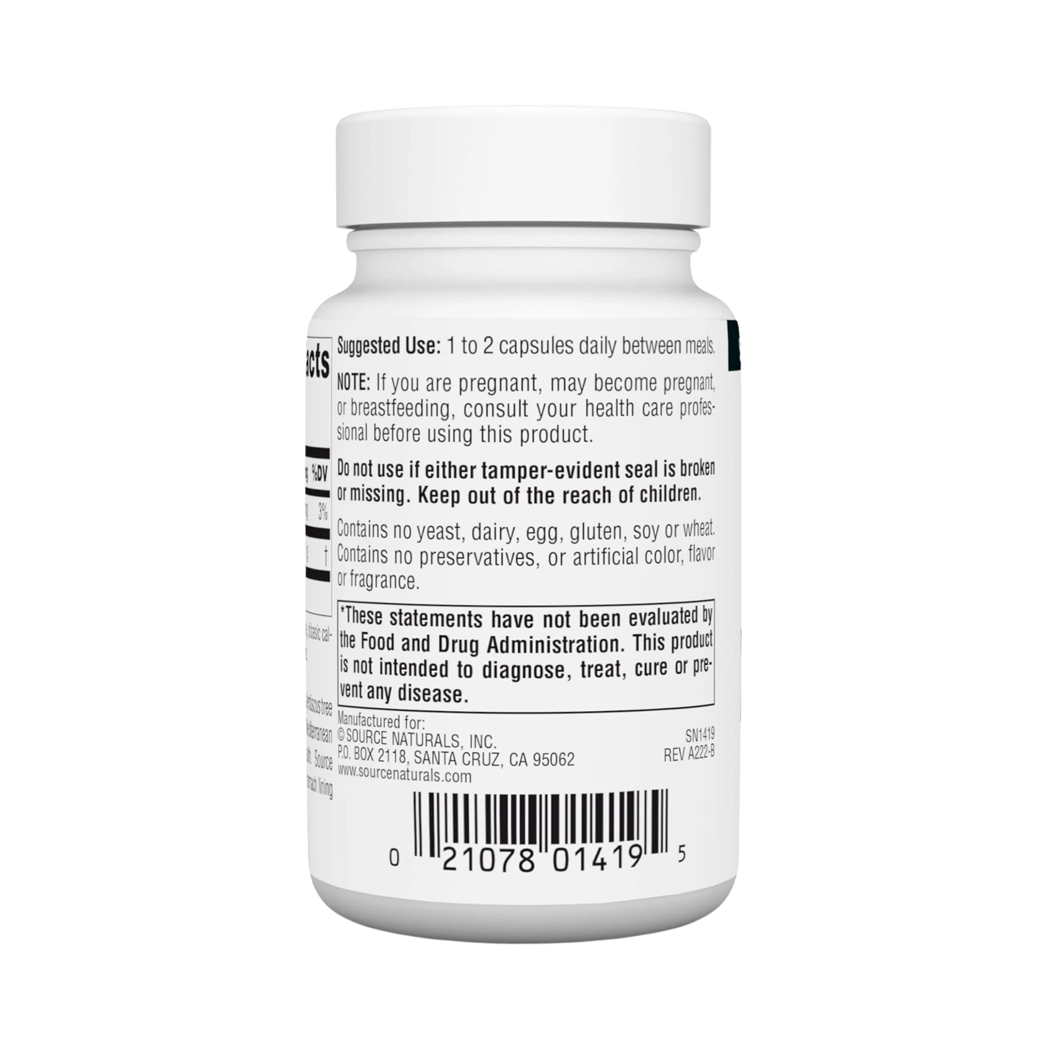 Source Naturals, Mastic Gum, 500 Mg, 30 Capsules