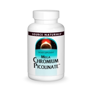 Source Naturals, Mega Chromium Picolinate™ 300mcg (60,120) Tablet| Maple Herbs