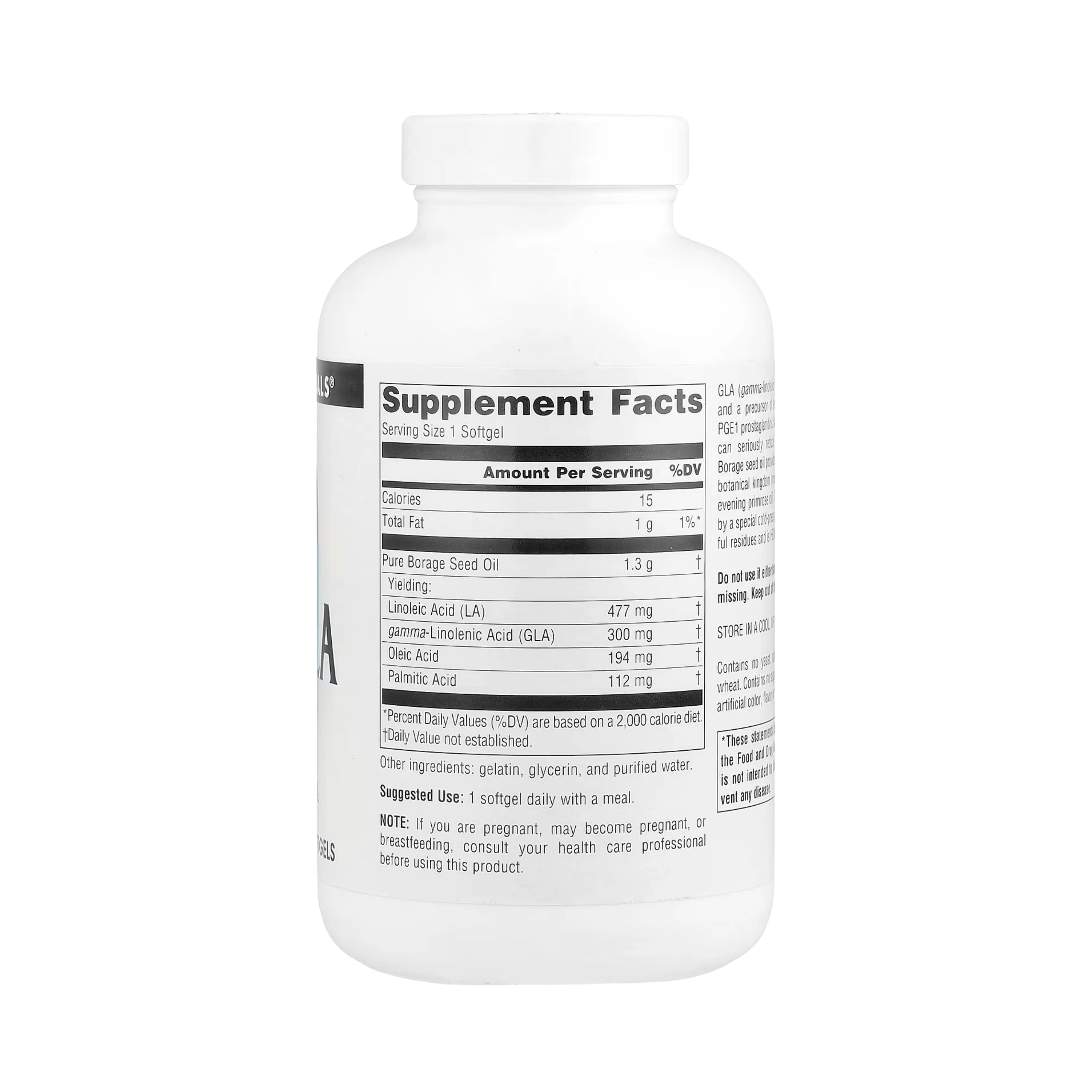 Source Naturals, Mega-GLA 300, 120 Softgels