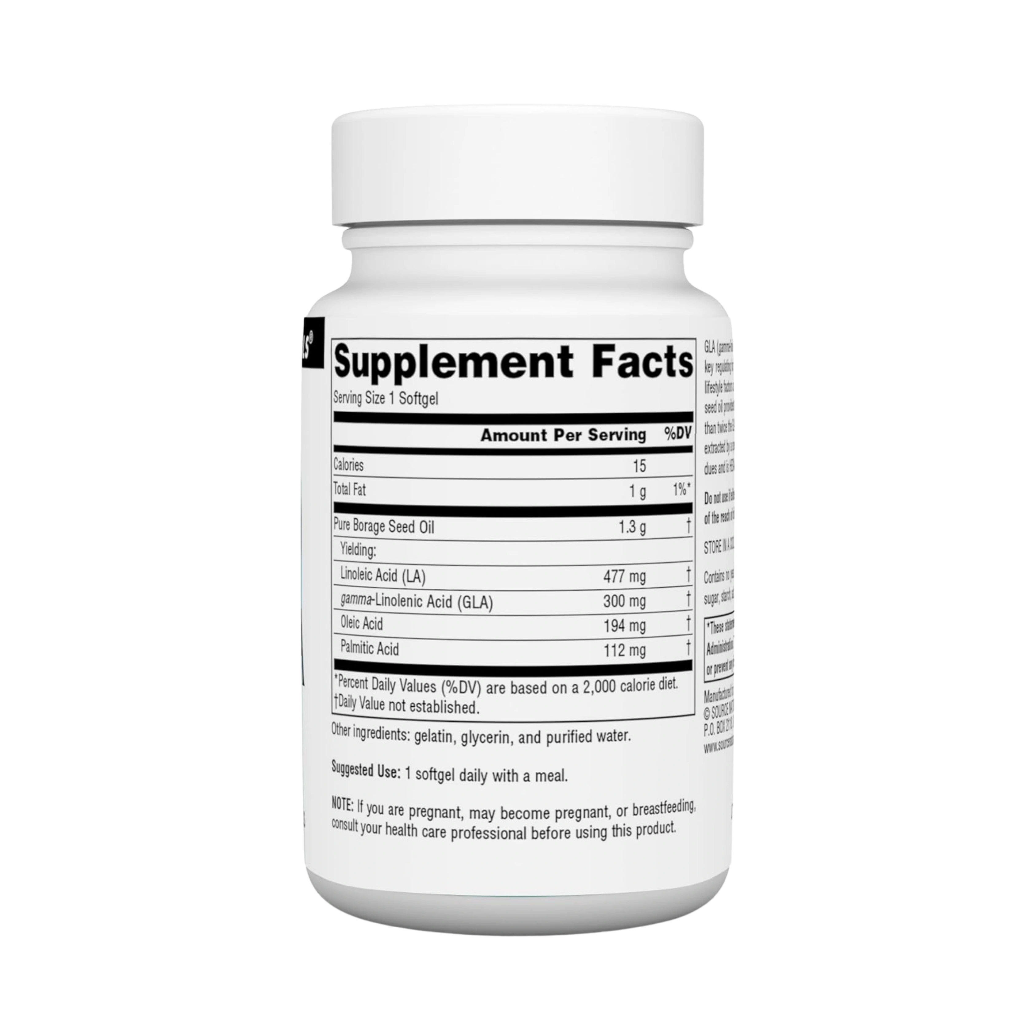 Source Naturals, Mega-GLA 300, 30 Softgels