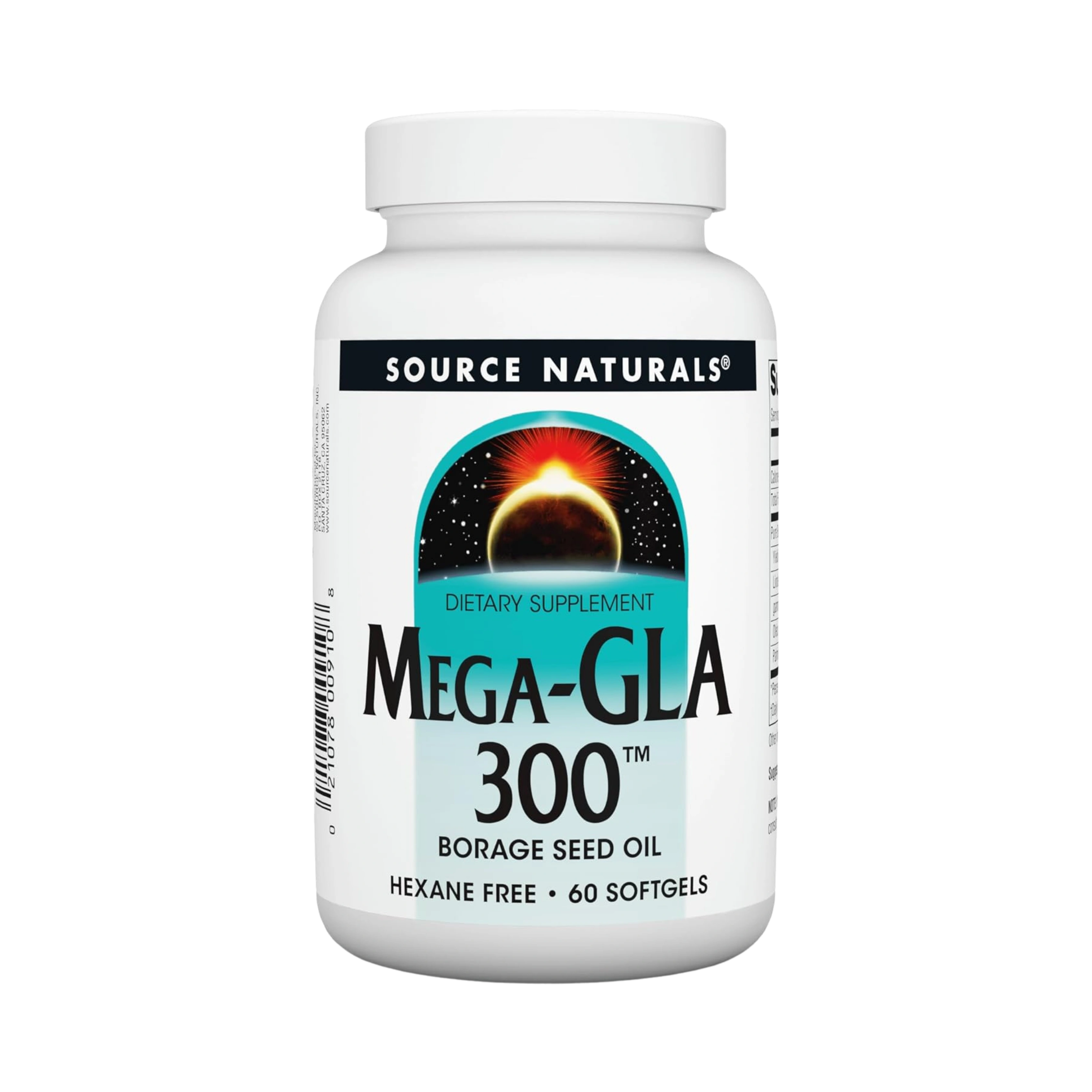 Source Naturals, Mega-GLA 300, 60 Softgels