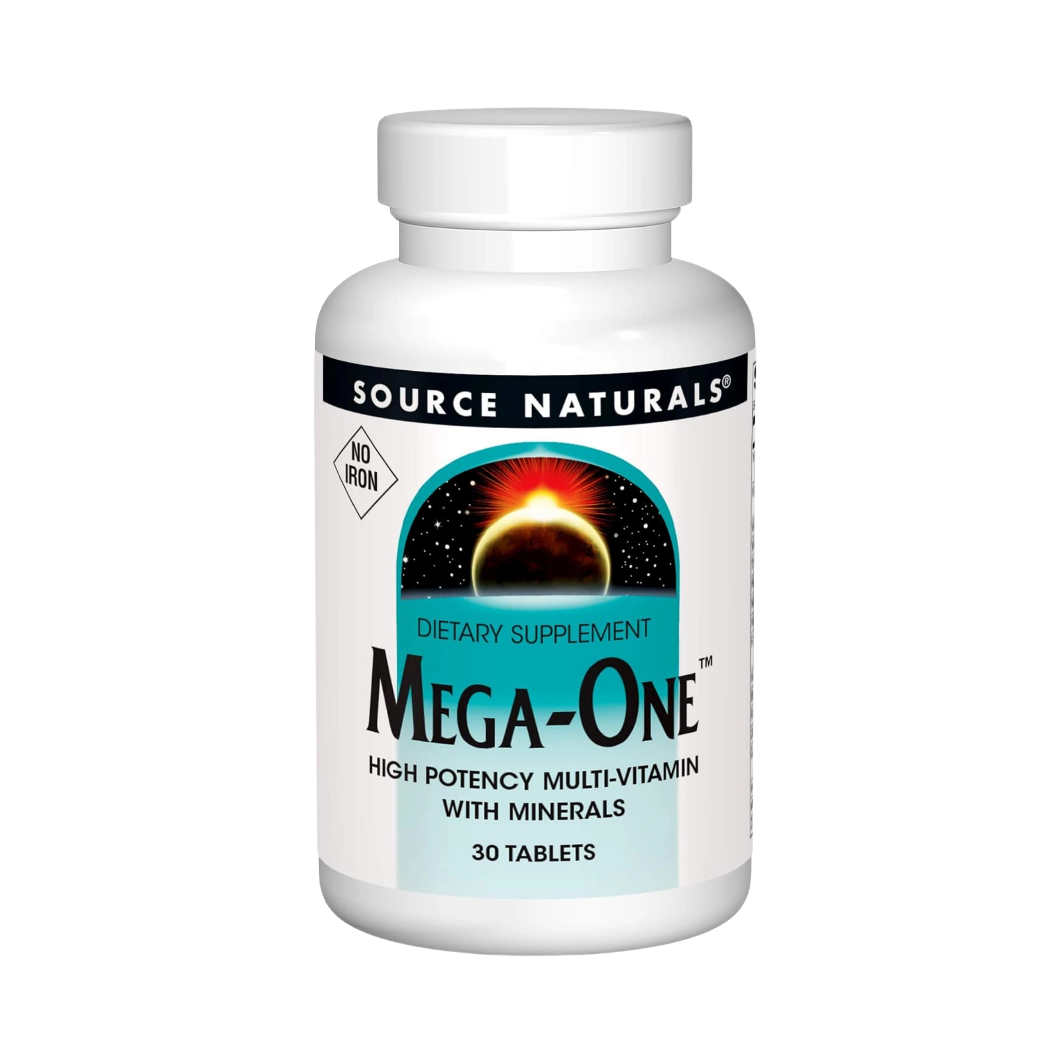 Source Naturals, Mega-One Multiple, No Iron, 30 Tablets